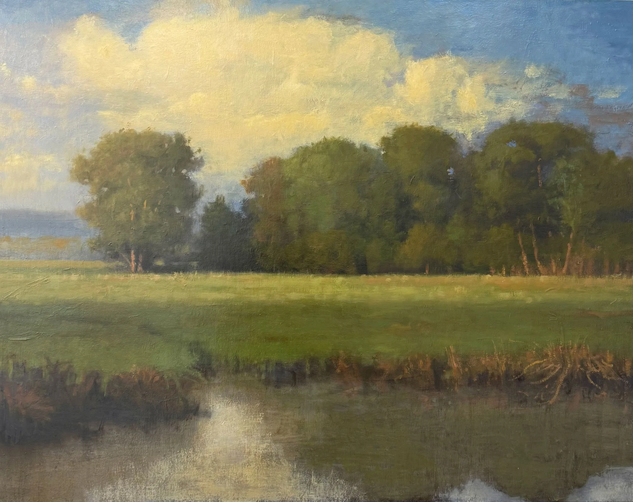  John McCormick - After the Rain, oil on canvas, 30 x 40 in.  $9200 