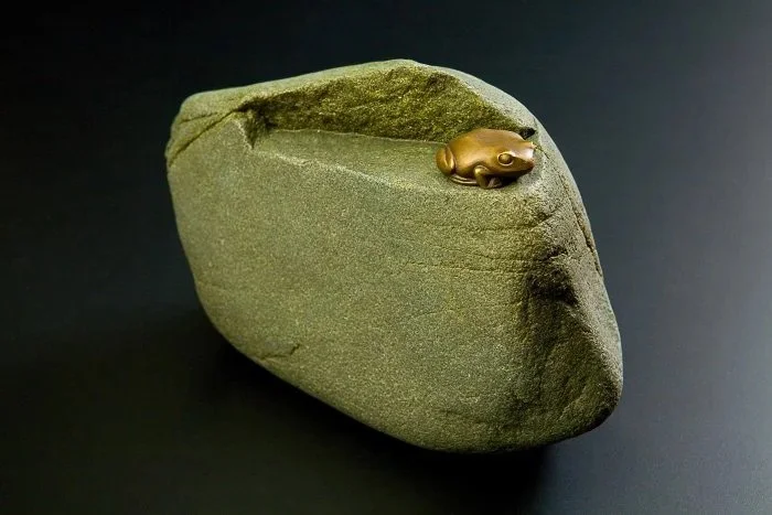 Peregrine O'Gormley - Frog, bronze, 1 x 1.5 x 1.5 in., $600