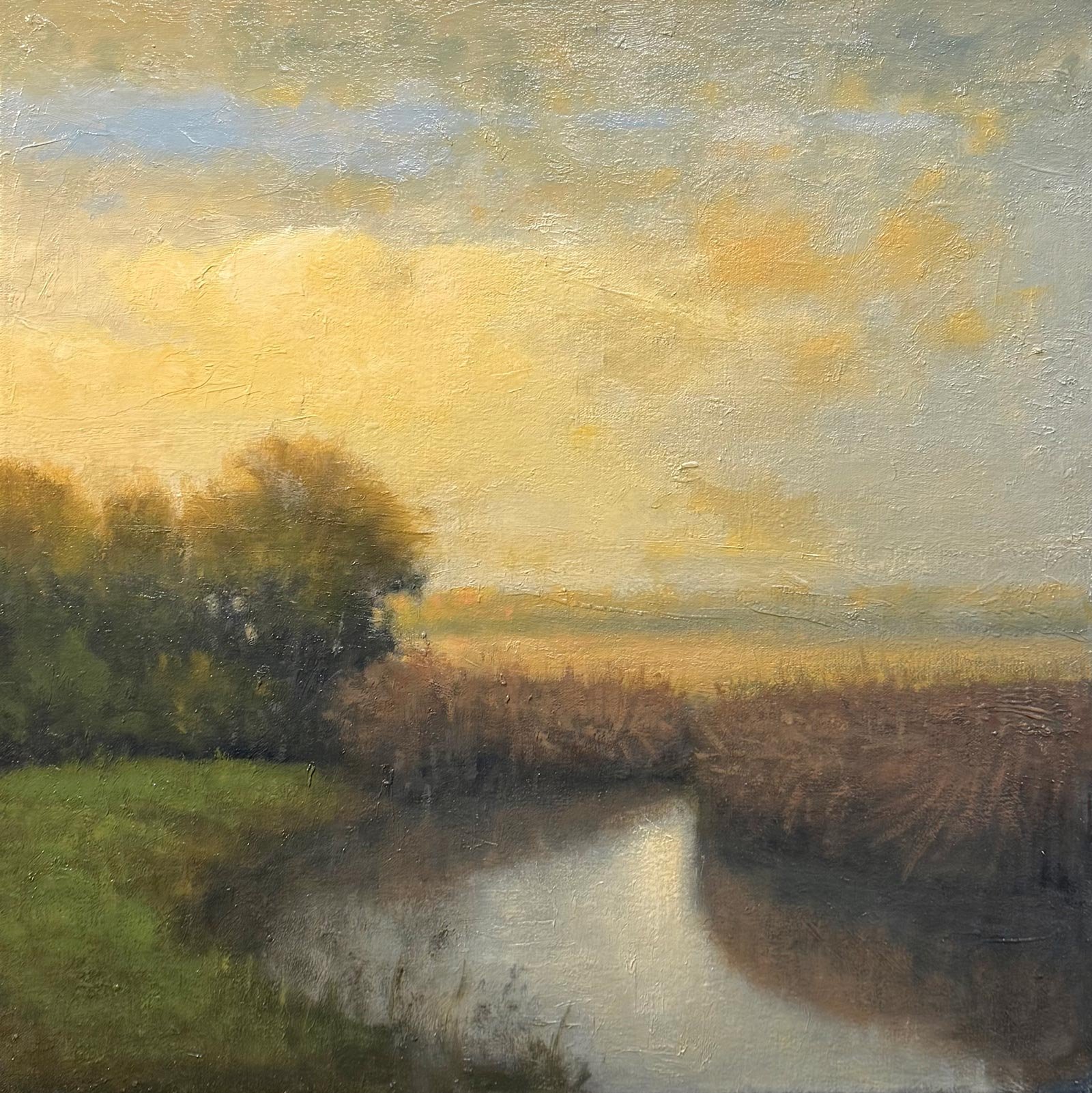 John McCormick - Early Spring, oil on canvas, 20 x 20 in.  $3200