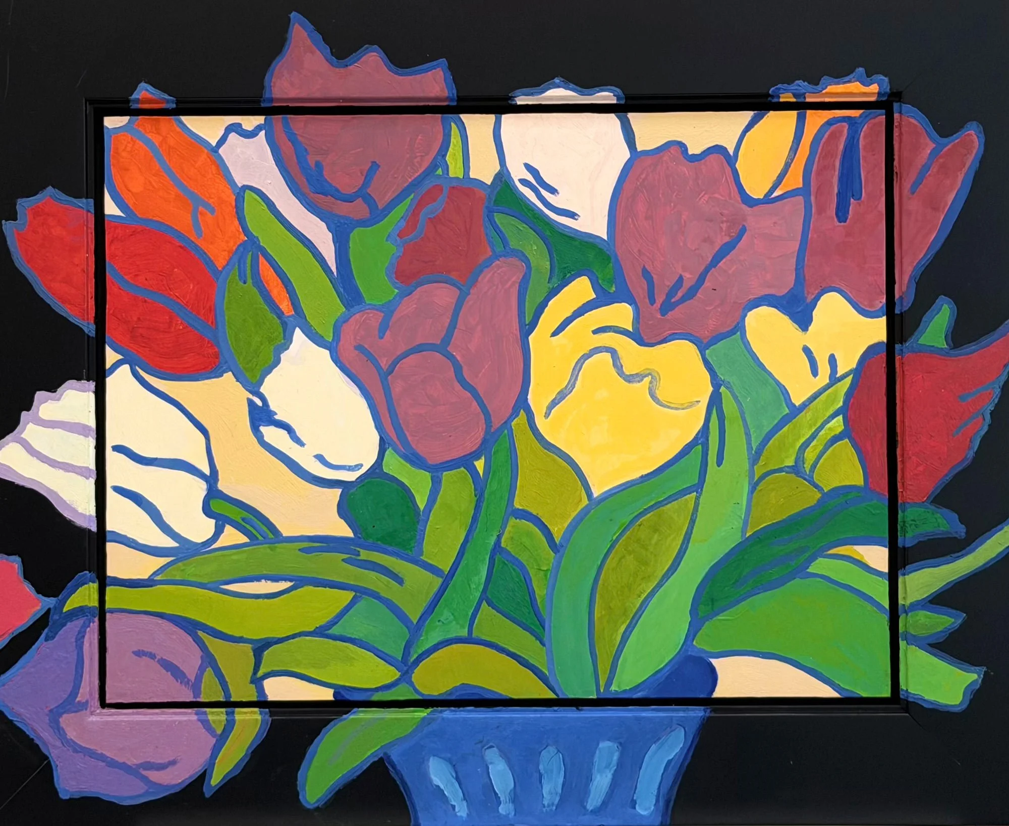 Richard Morhous - Spring, acrylic on board, 12.75 x 15.75 $1800