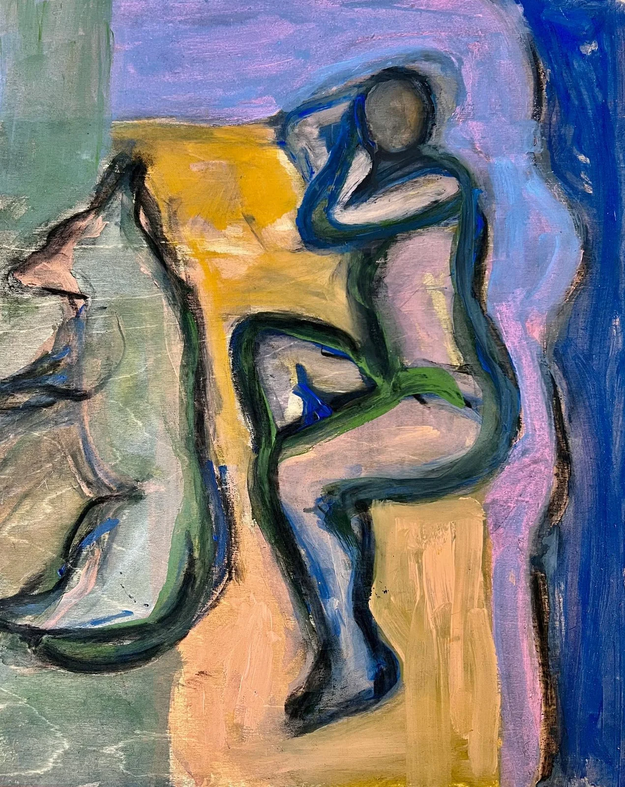 Karen Kosoglad - Gia and Figure, 20 x 16 in. 