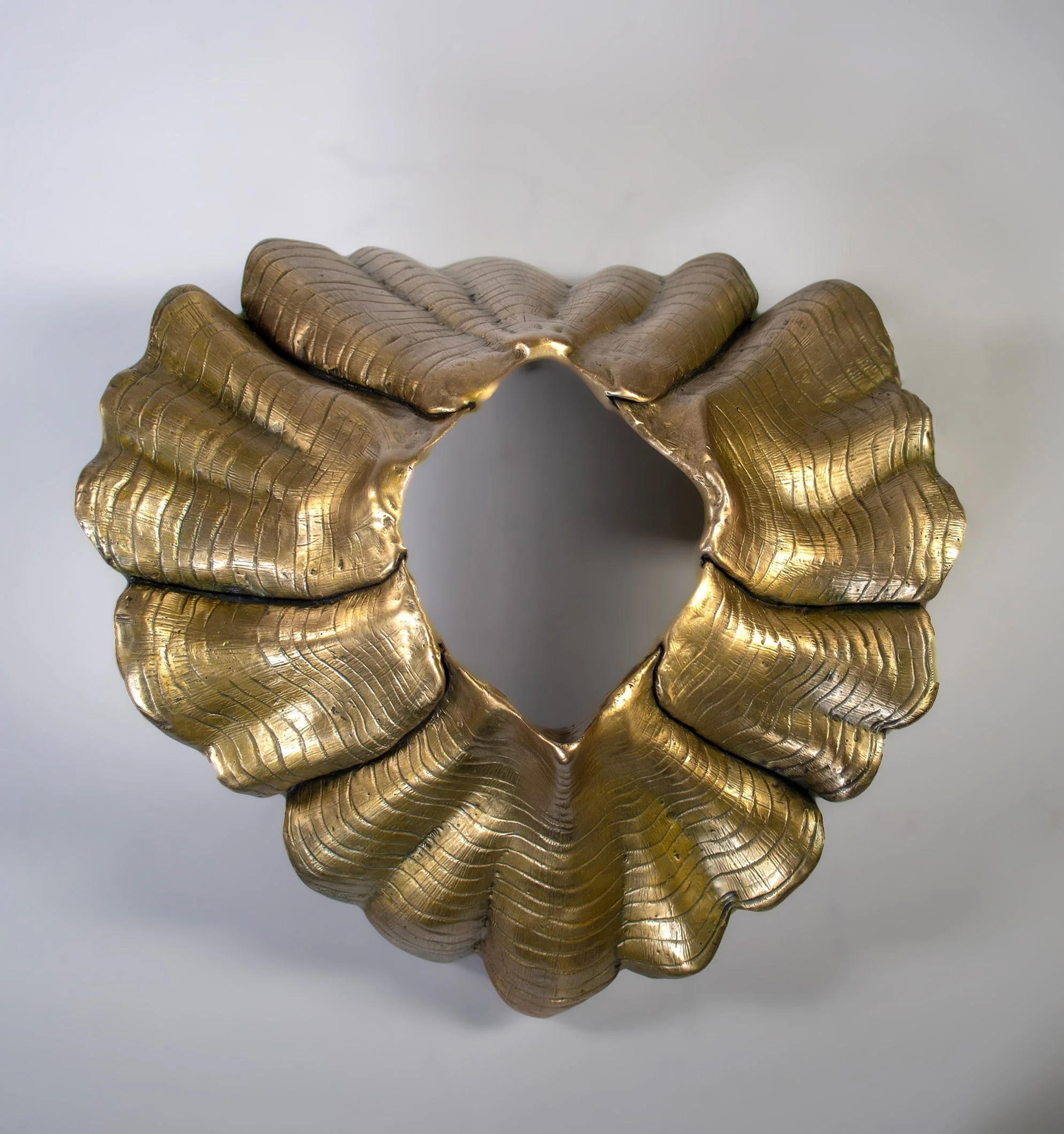 David Eisenhour - Barnacle Inside Corner II, bronze, 12 x 12.5 x 5 in. $2200