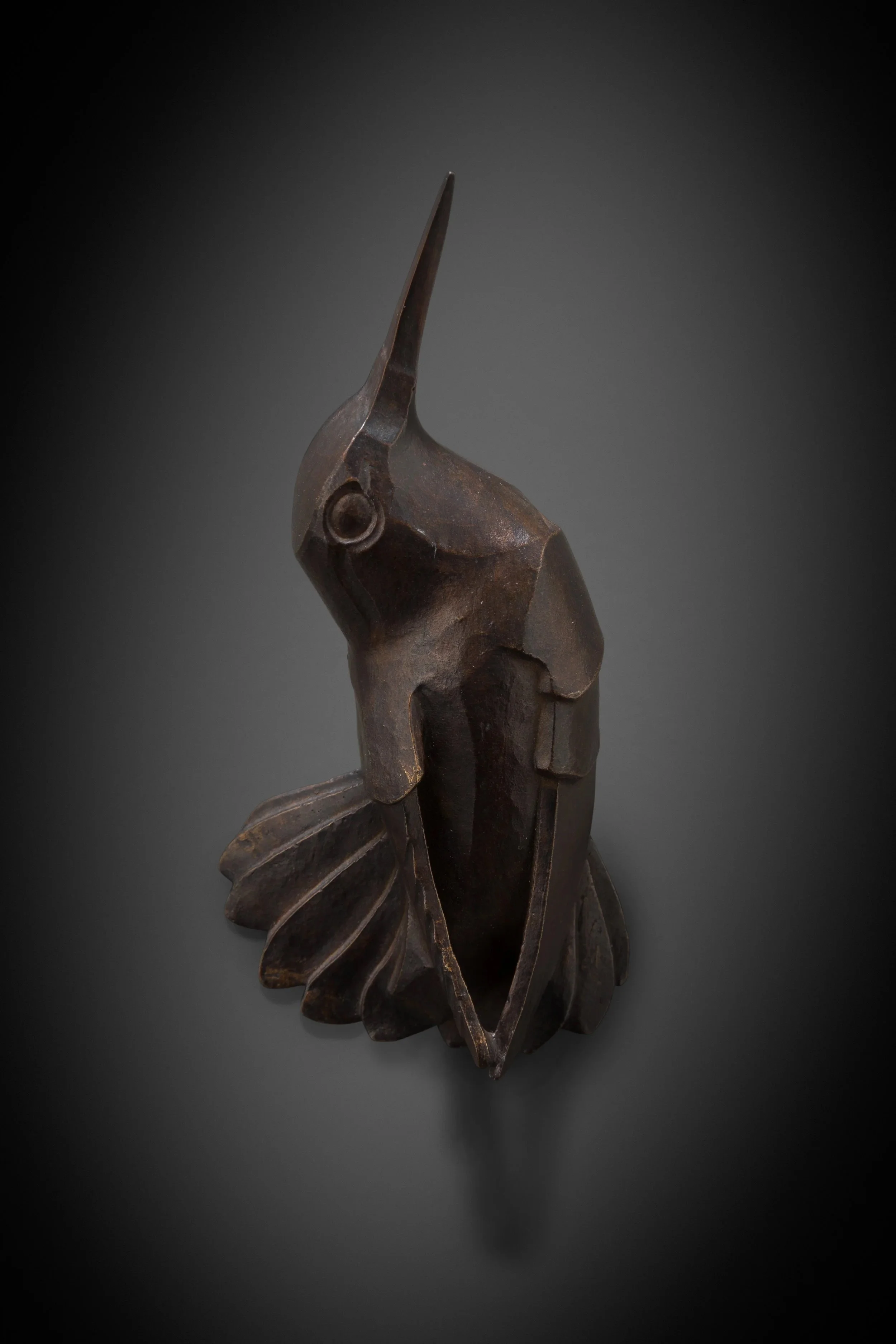 Peregrine O'Gormley, Visit, bronze, 3.75 x 2 x 1.75 in., $2400