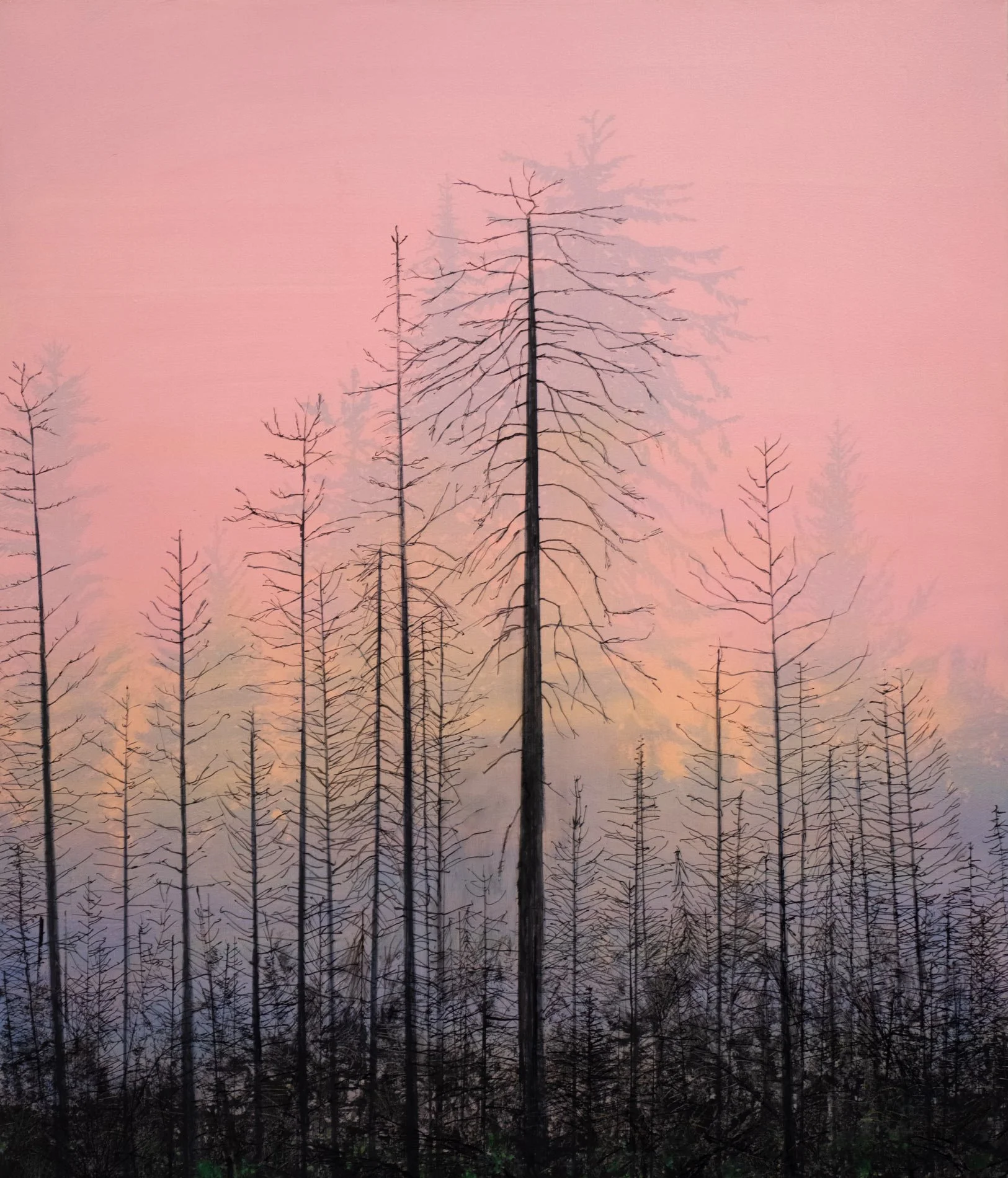 Fred Holcomb - Before and After, oil on canvas, 42 x 36 in. $4200