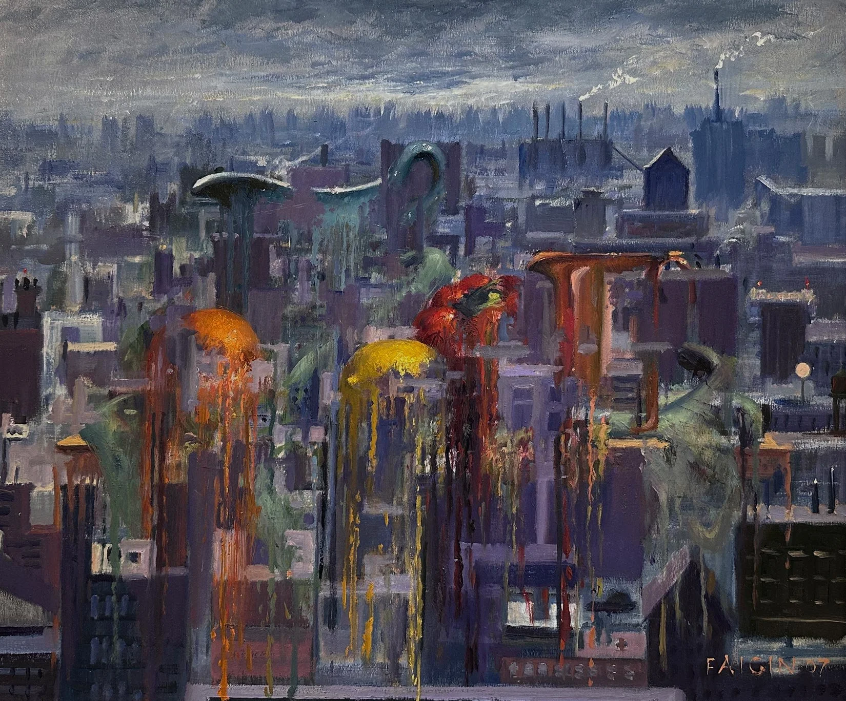 Gary Faigin - Liquid State, 2007, oil on panel 20 x 24, $4400