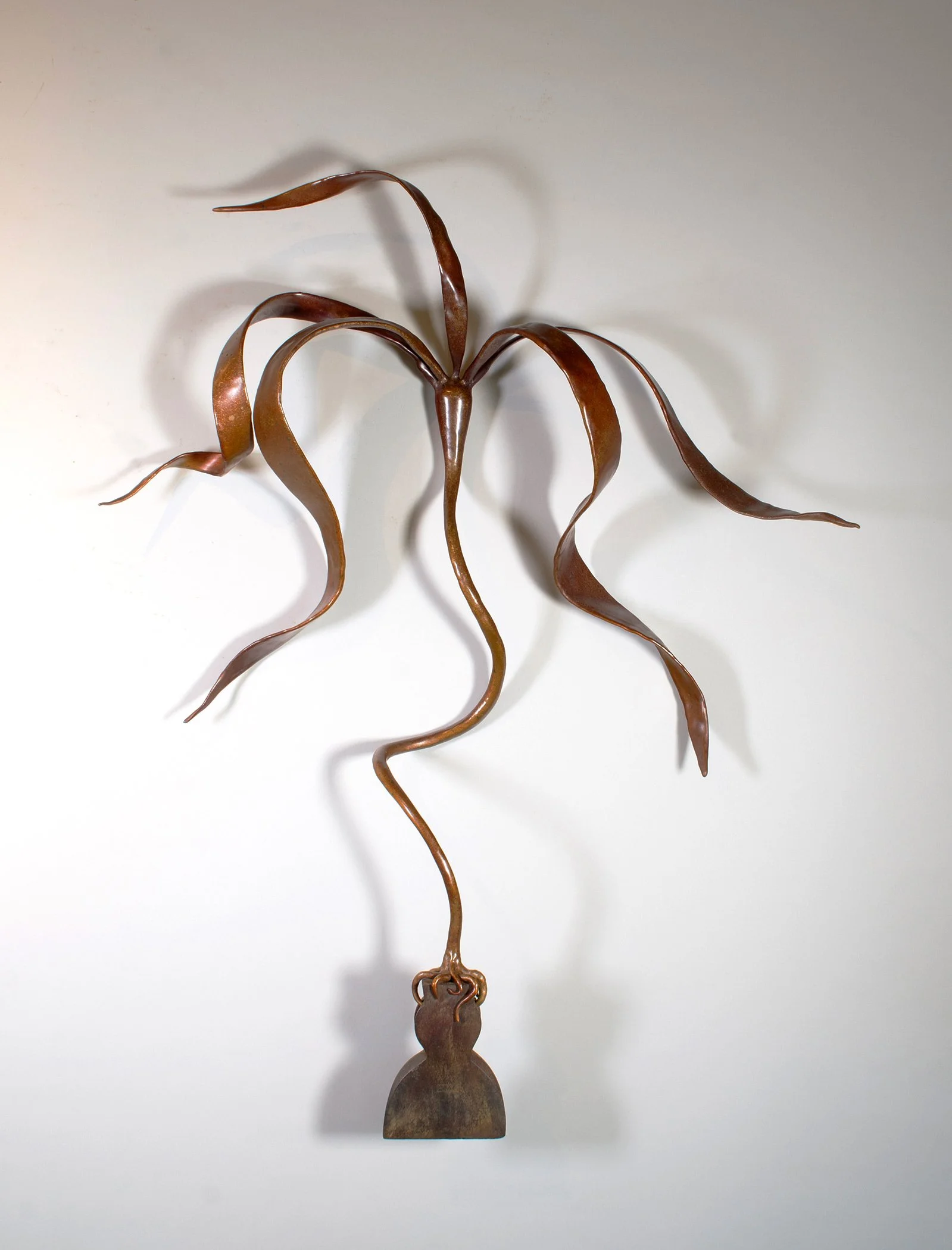 David Eisenhour -Sequester - IV, unique bronze and steel, 36 x 27 x 6.5 in.  $8900