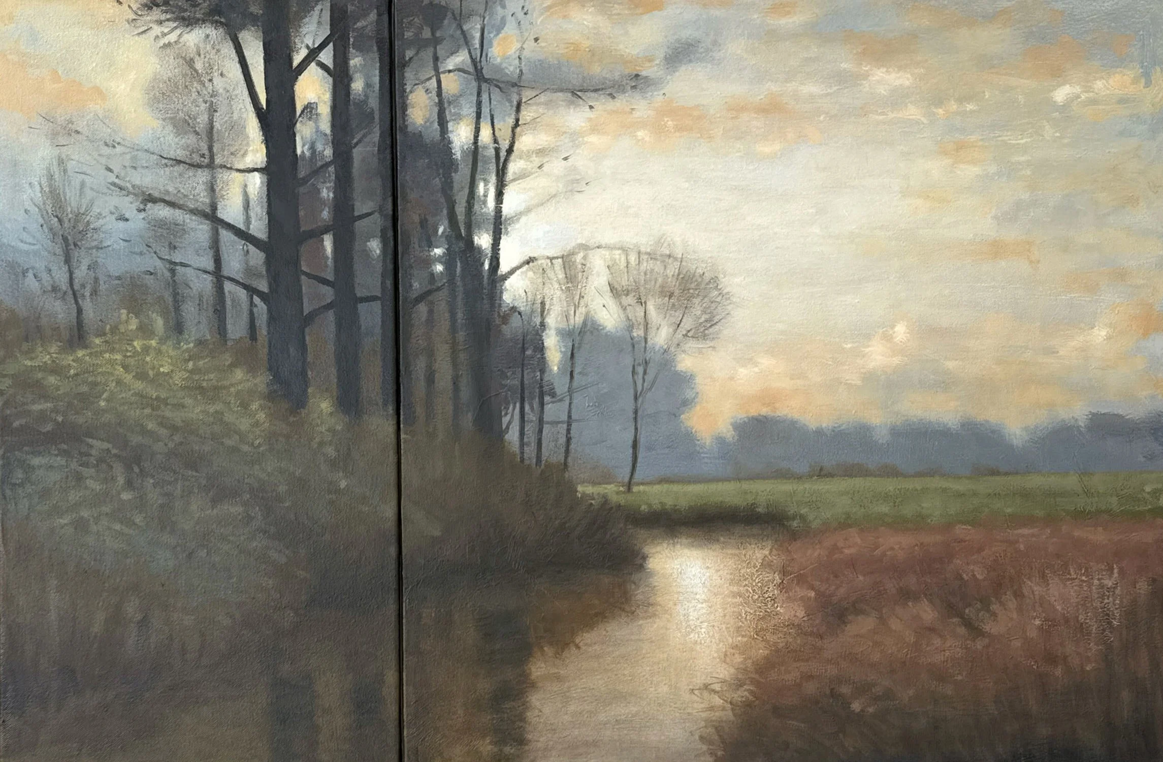 John McCormick - Late Day (diptych), 20 x 30 in.  $4200