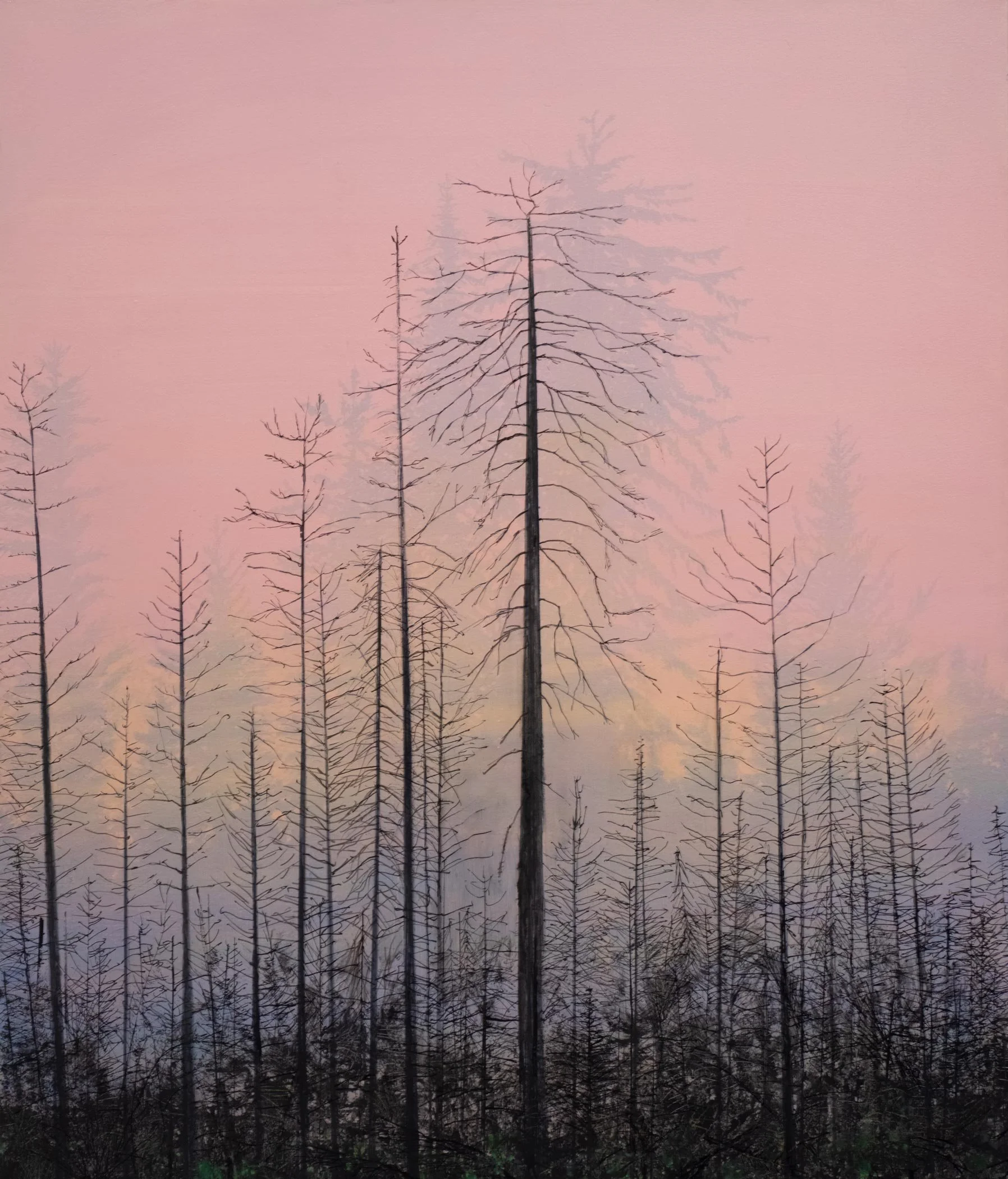 Fred Holcomb - Before and After, oil on canvas, 42 x 36 in. 