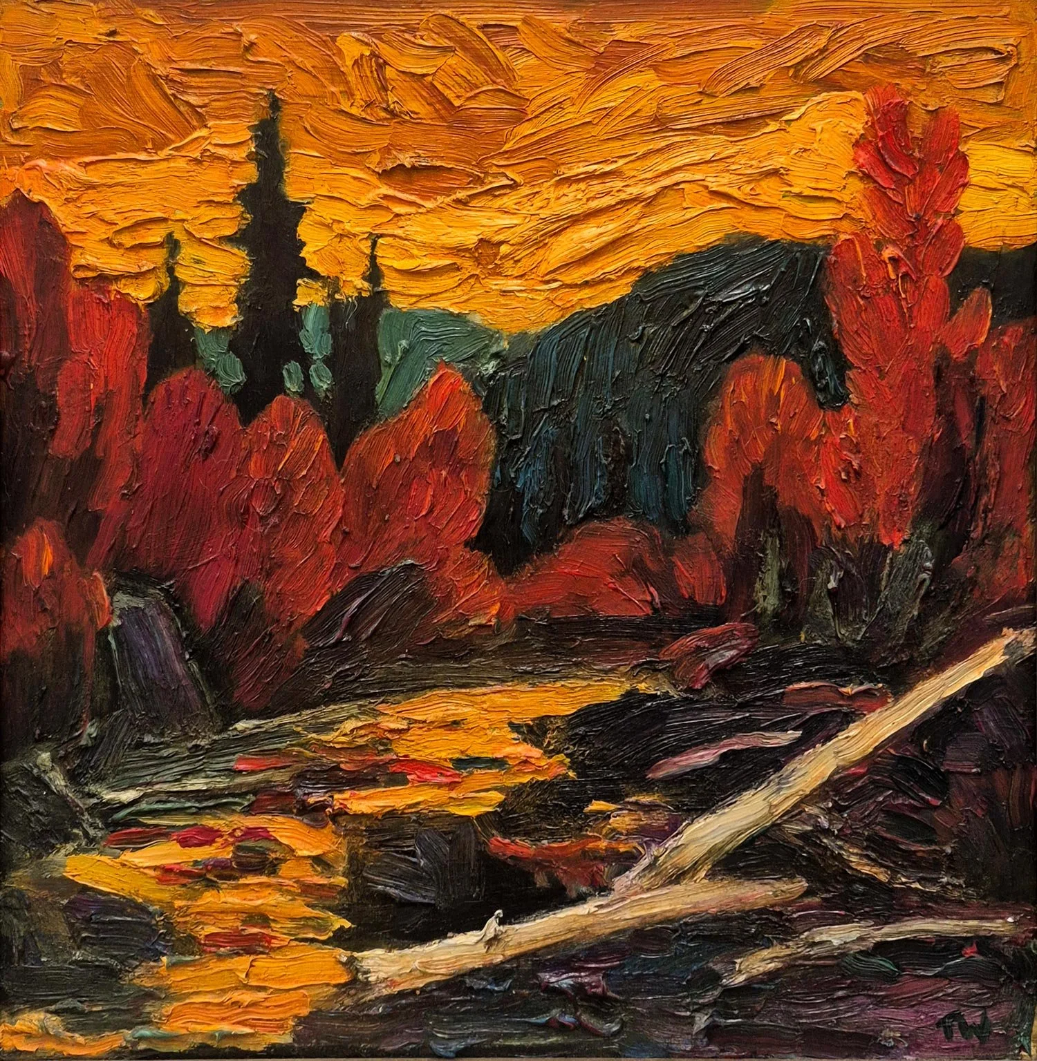 Thomas Wood - Summer Day on the Methow River, oil on panel, $3000