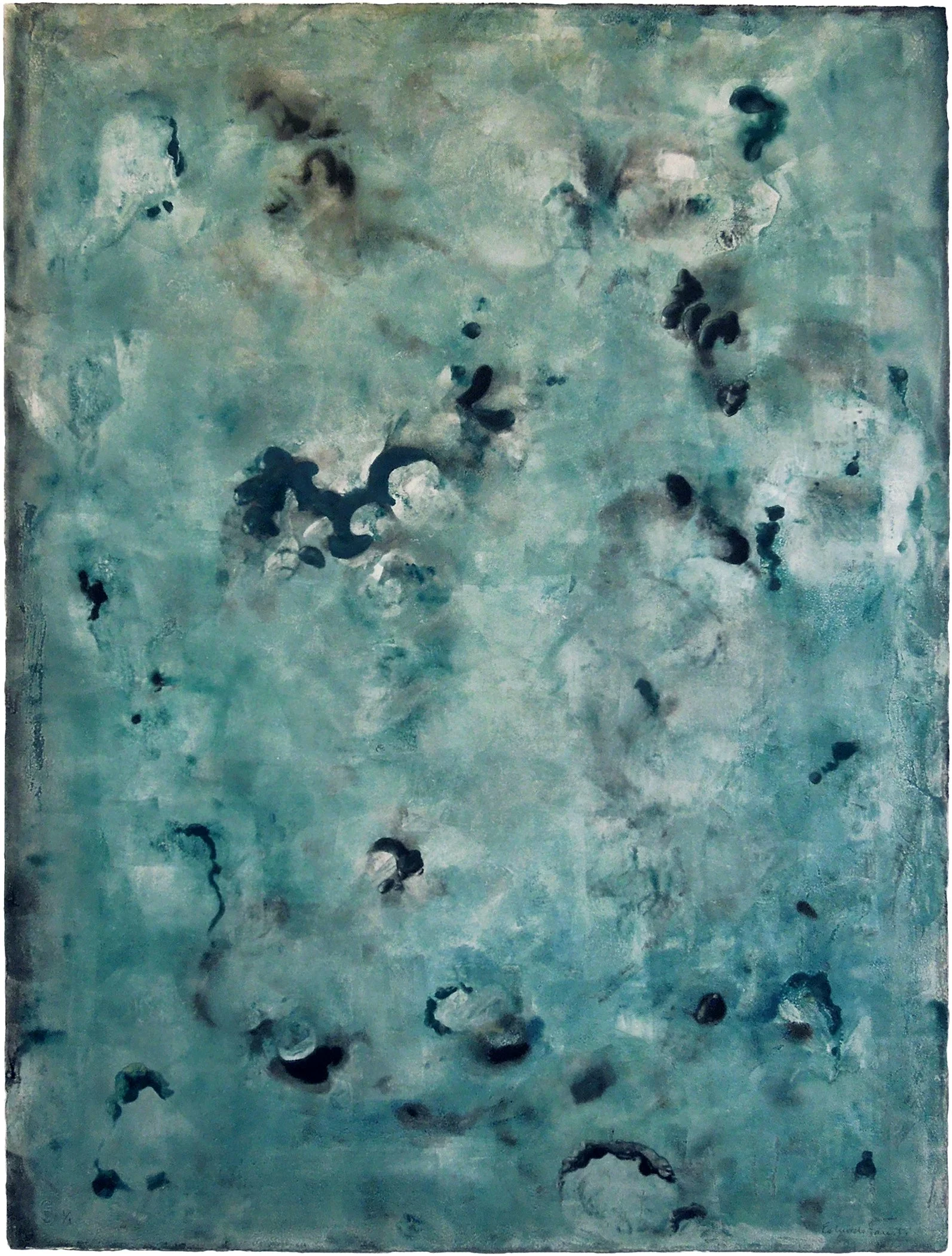 Eduardo Fausti - Reflections on Sound 2, monotype, 30 x 22 in. $2100
