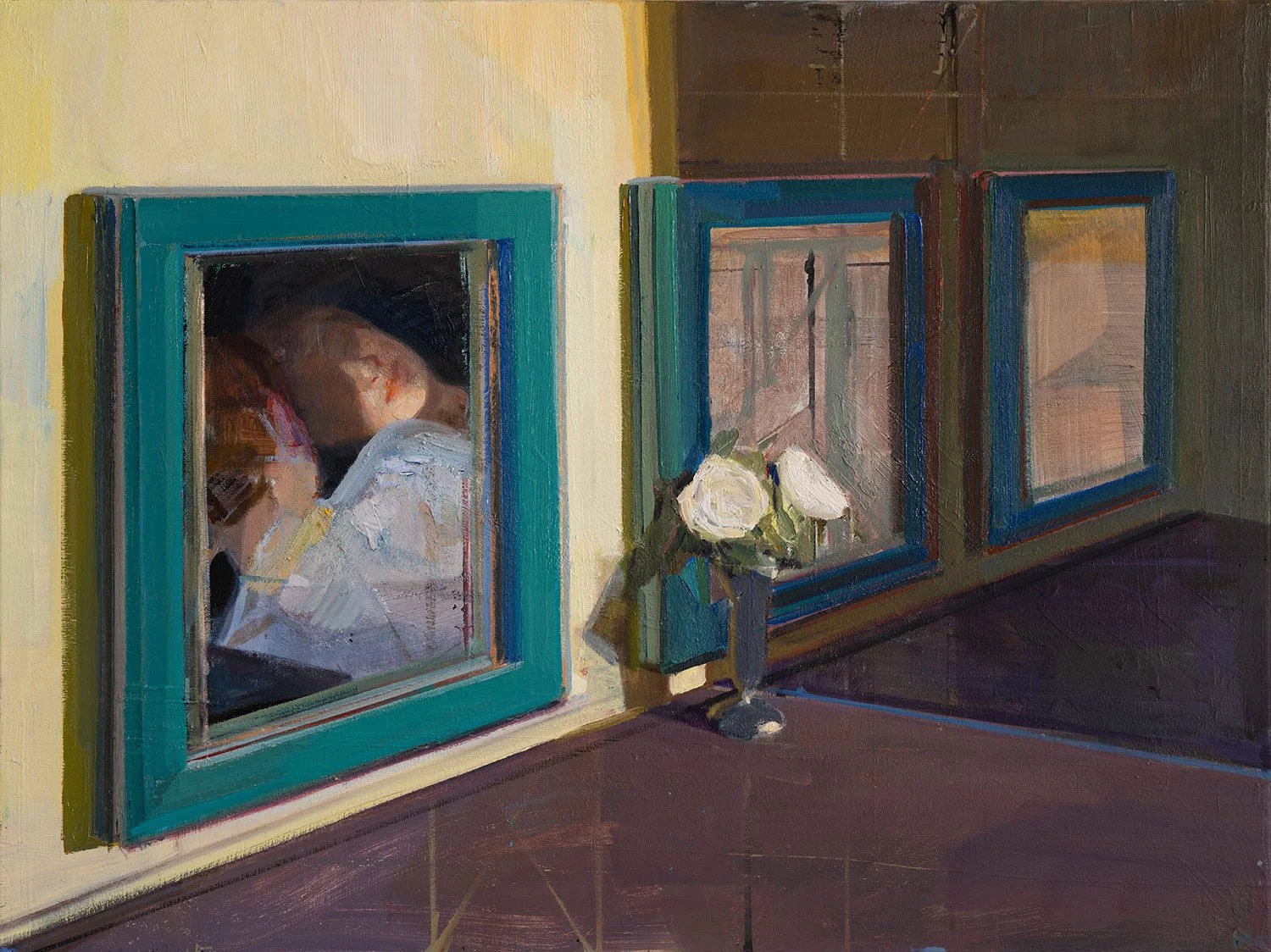 Hiroshi Sato - Six Appropriations, oil on canvas, 30 x 40 in. $9200 