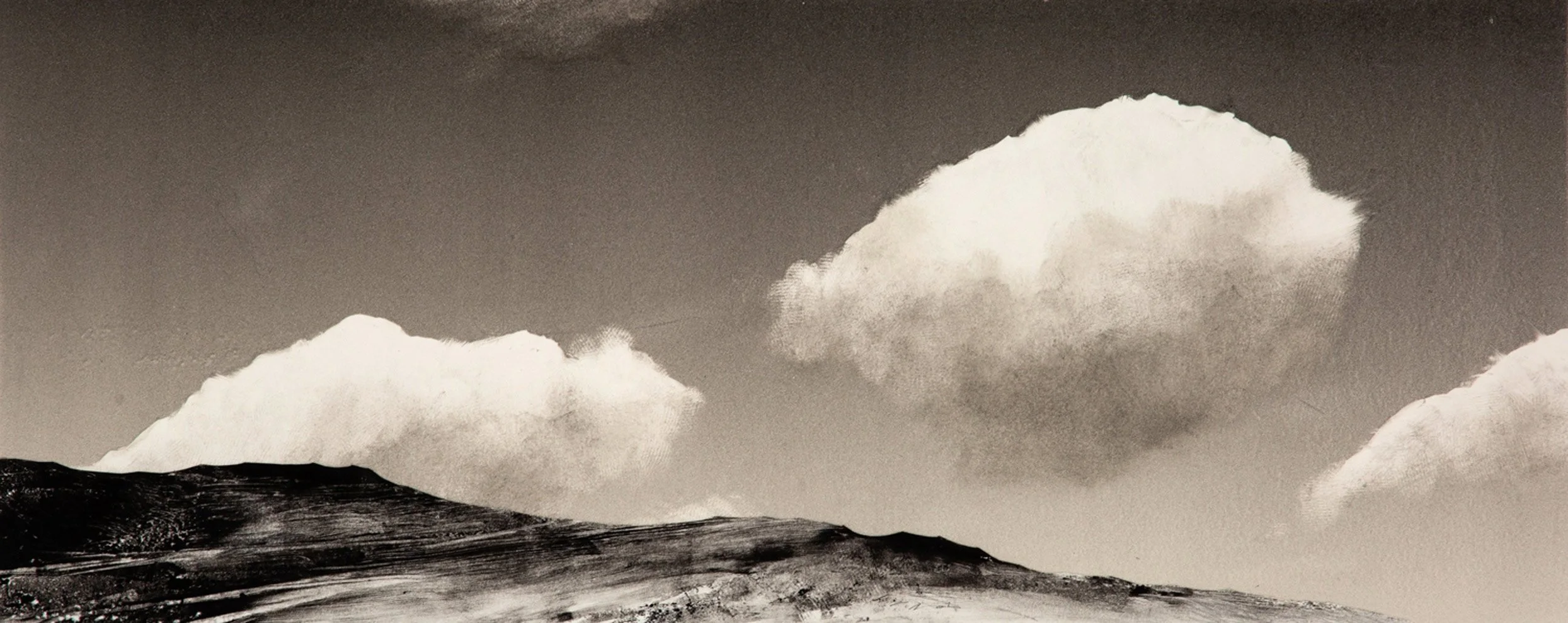 Wendy Orville - Pilar, monotype, 7 x 16.5 in. $2000
