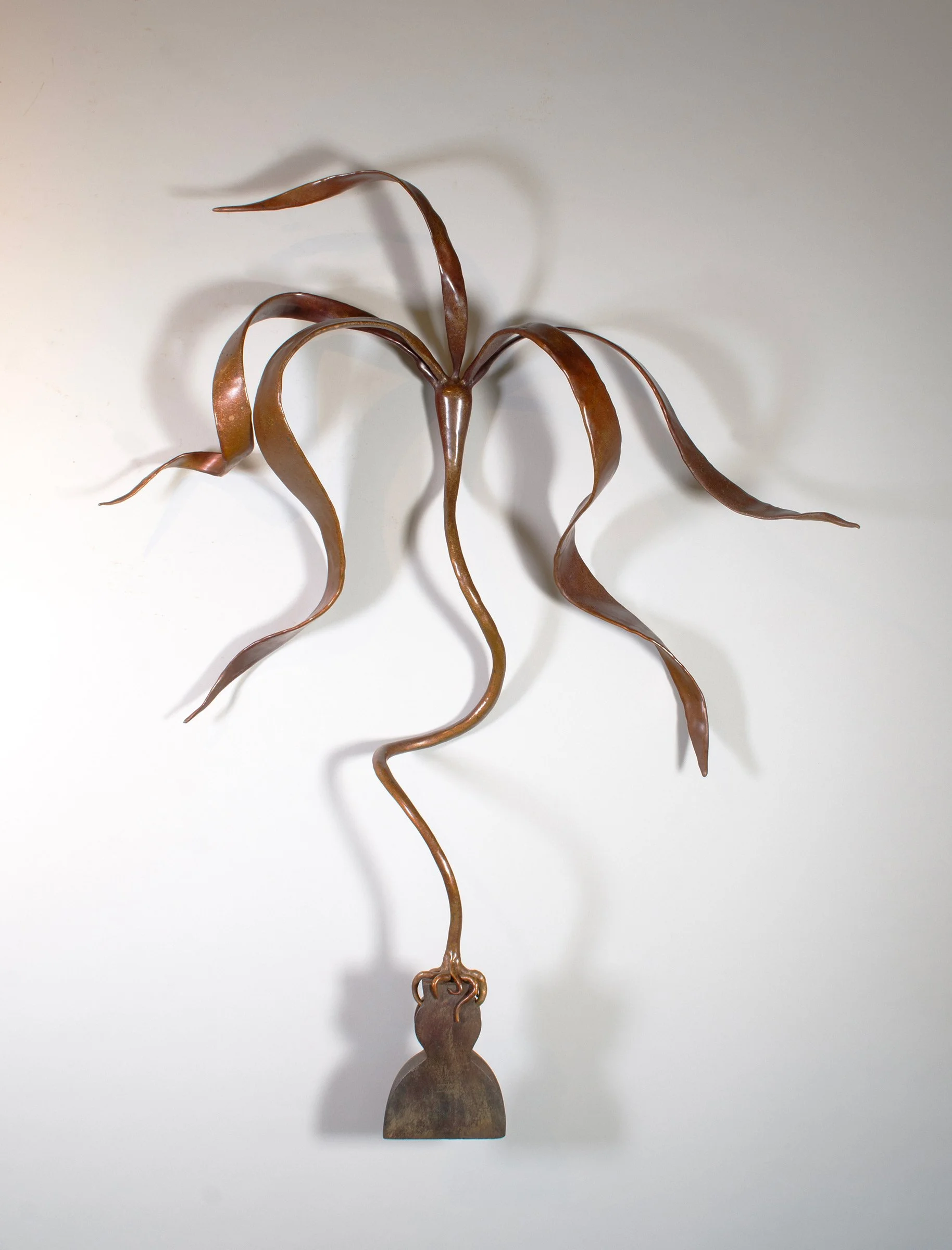 David Eisenhour -Sequester - IV, unique bronze and steel, 36 x 27 x 6.5 in. $8900