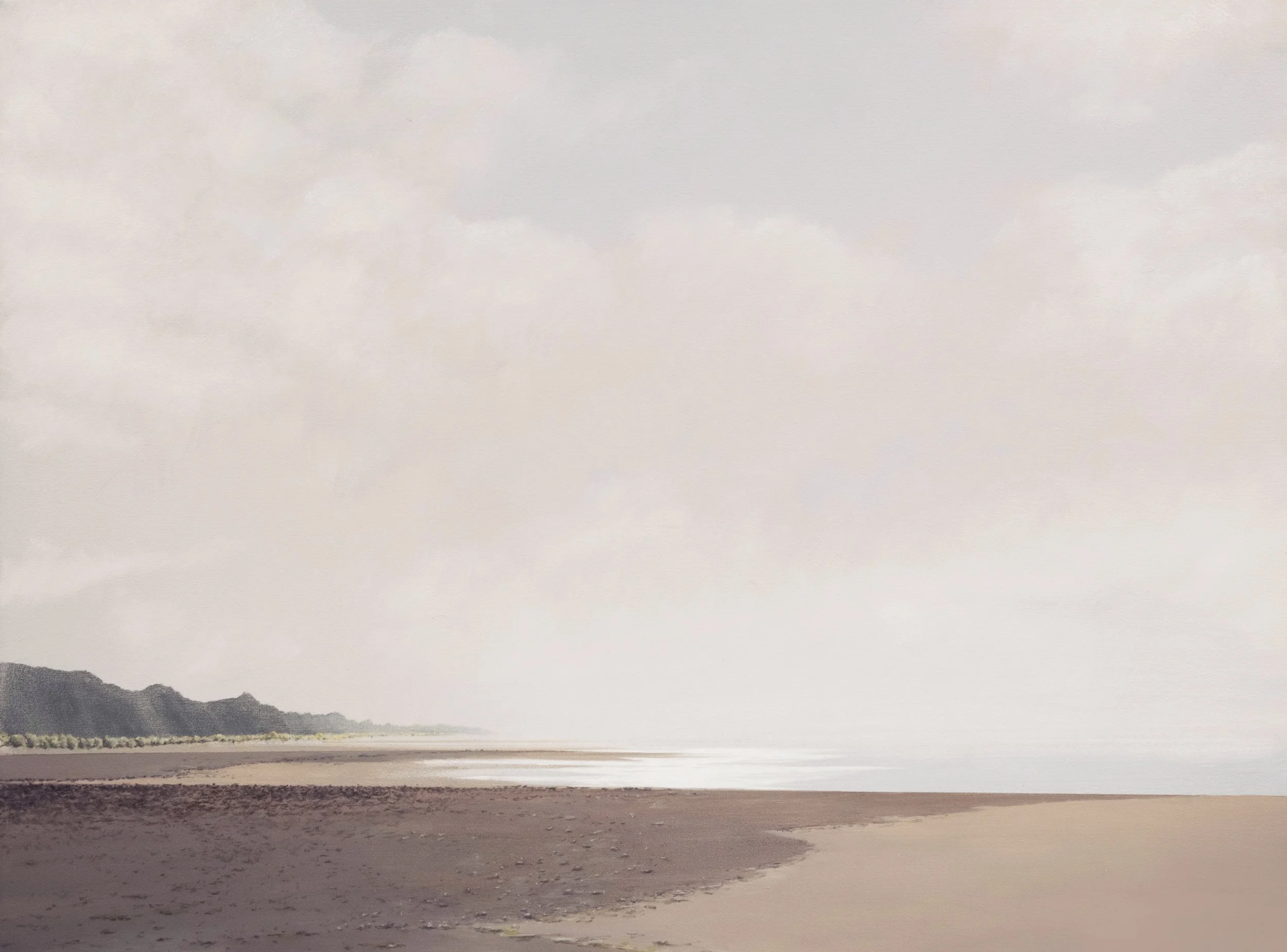 Fred Holcomb - Light Beach, oil on canvas, 30 x 40 in. $3800