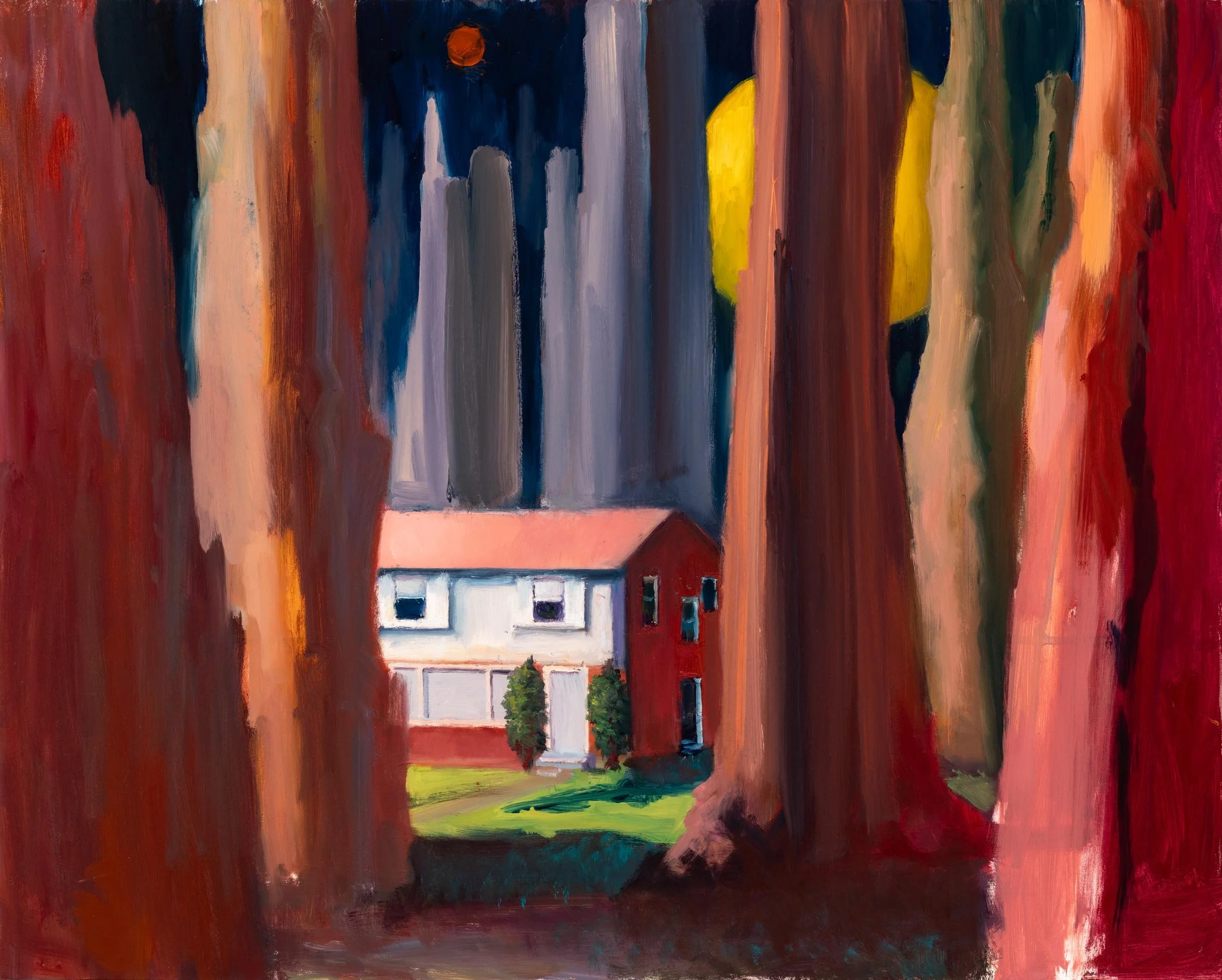 Gary Faigin, Homeward Bound (unfinished), 2025, oil on panel, $6000