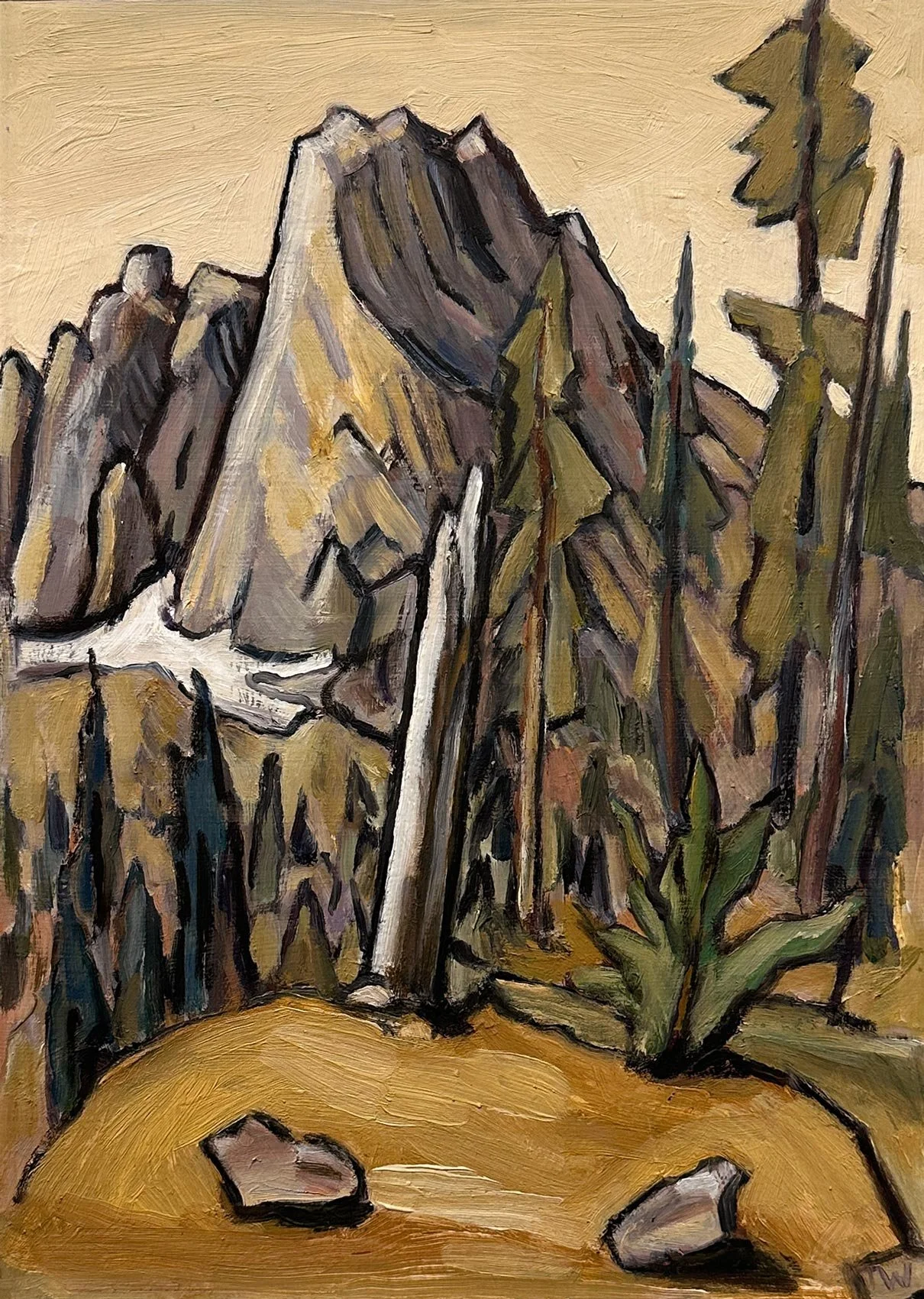 Thomas Wood - Liberty Bell - Washington Pass, oil on linen, 14 x 10 in. $3250