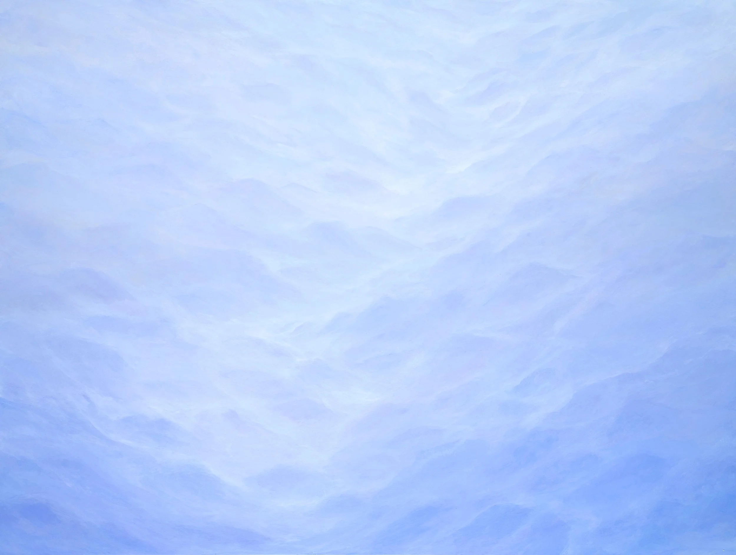 Carole Barrer - Lavender 3, acrylic on canvas, 36 x 48 in.   $4200