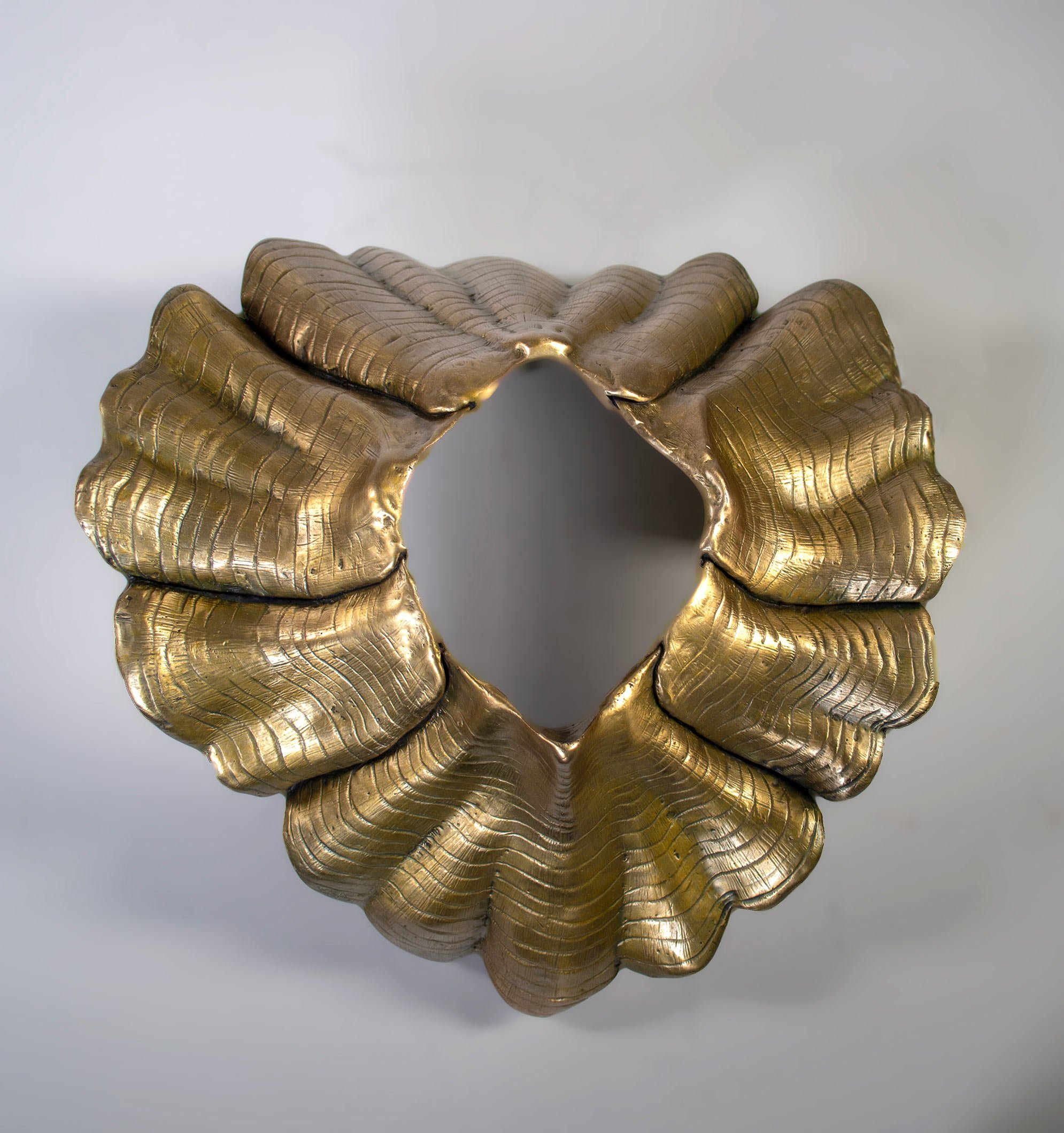 David Eisenhour - Barnacle Inside Corner, bronze, 12 x 12.5 x 5 in.  $2200