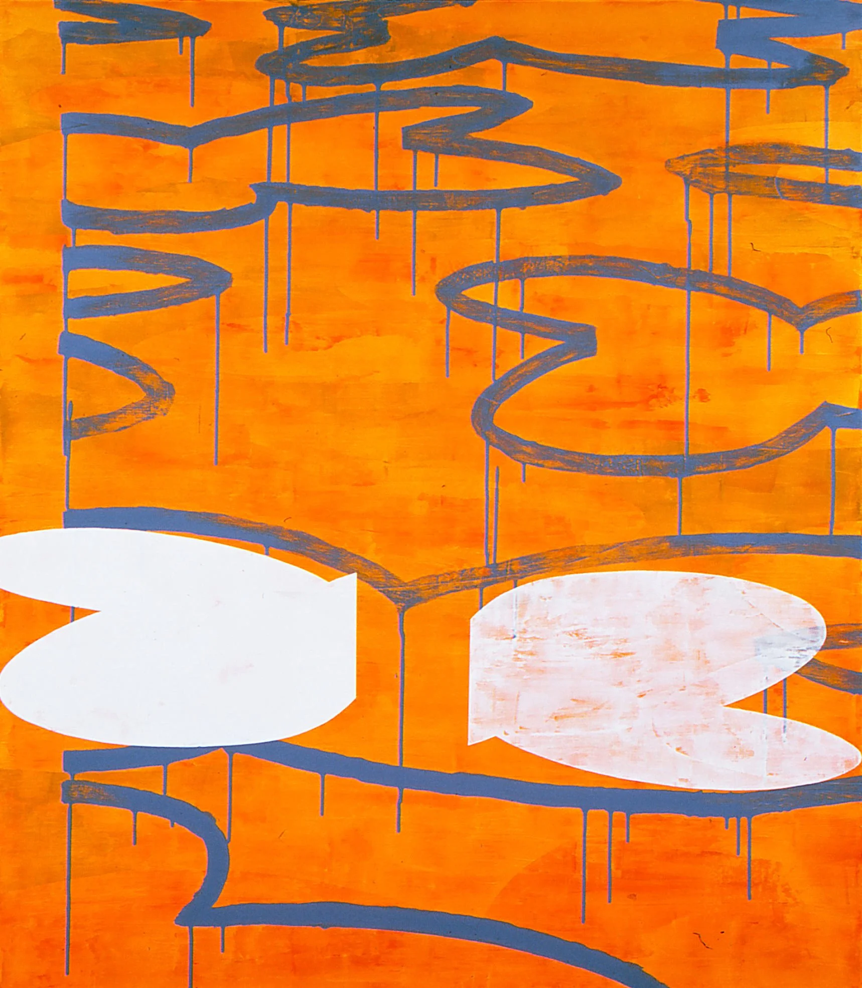 Richard Hutter - Tigress, acrylic on panel, 48 x 42 in. $4400