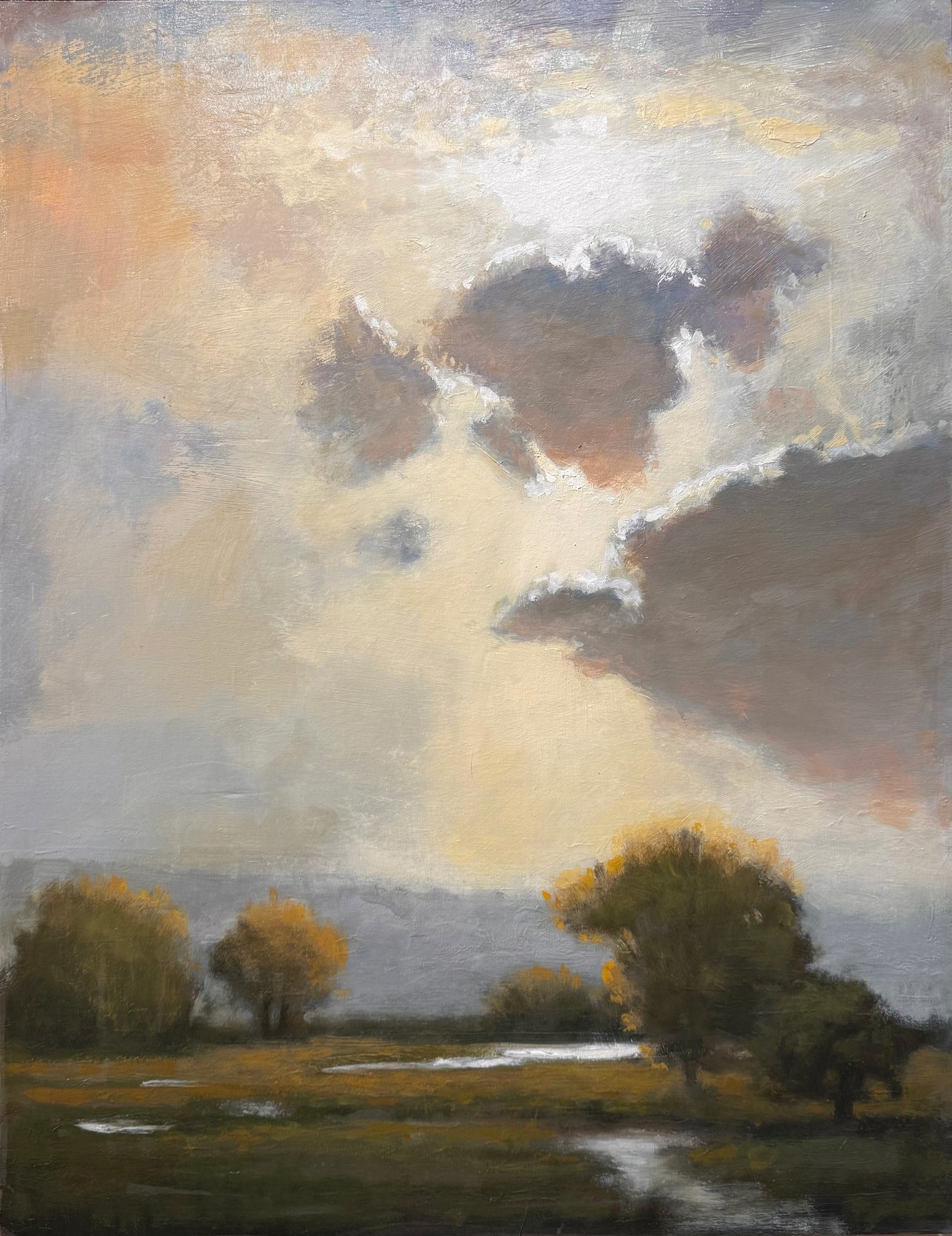 John McCormick - Late Day Enigma, oil on panel, 20 x 16 in.  $2800
