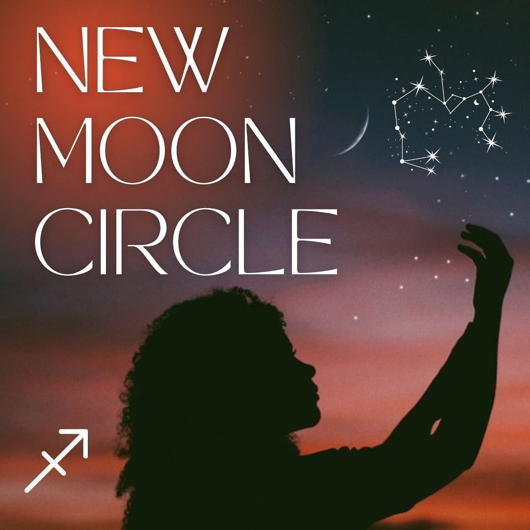 🌑NEW MOON CIRCLE🌕 Sunday 12/1 @6:30pm

It&rsquo;s a New Moon in Sagittarius! 🔥 This New Moon Circle we are clarifying our belief systems so we can step into a sense of expansion and personal growth 🌱 

As we come together, we amplify each others 