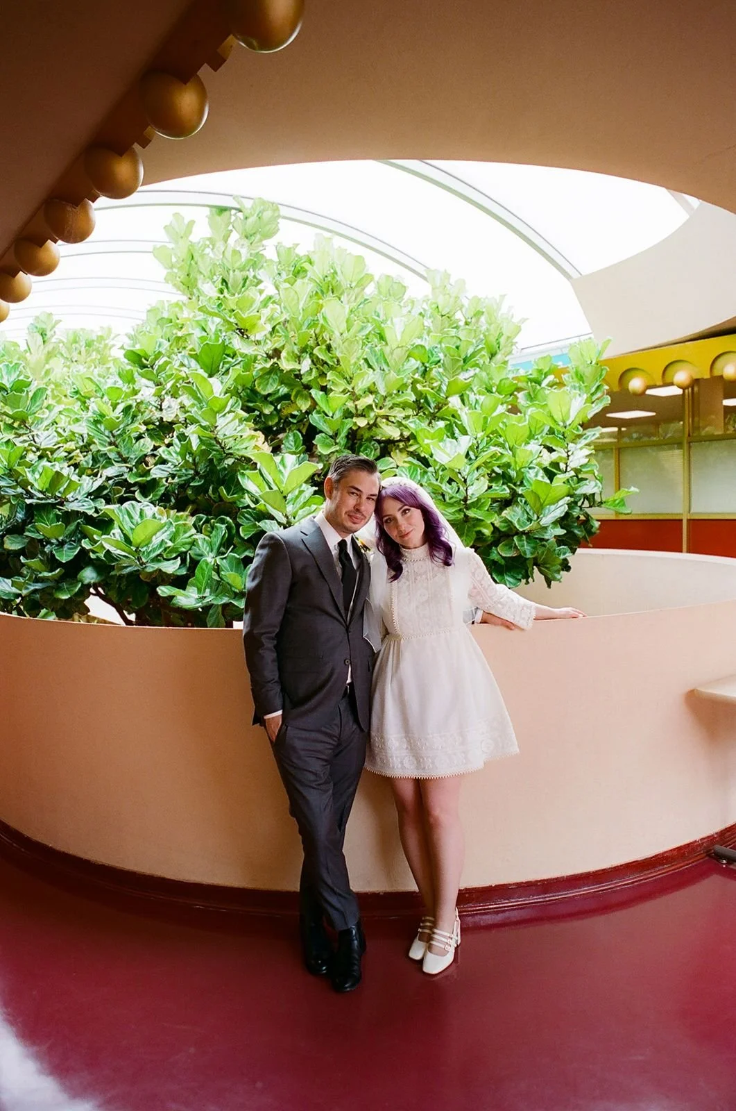 Marin County Civic Center Wedding Couple