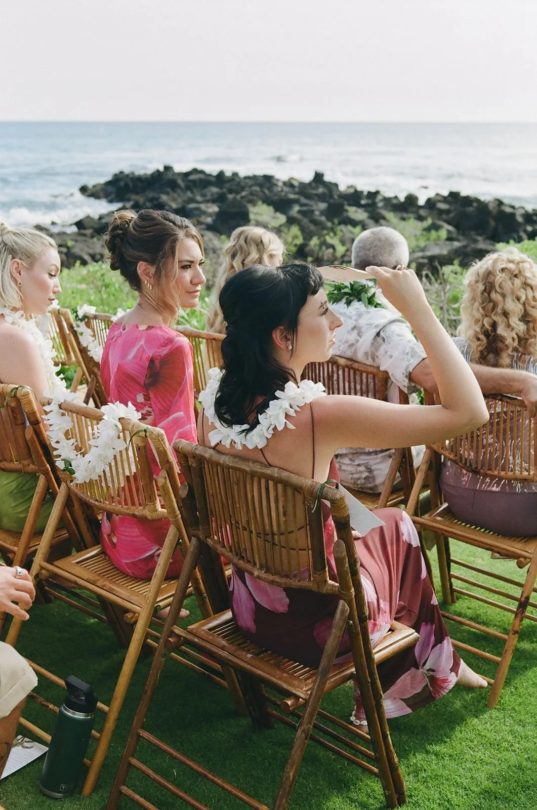 Ceremony at destination wedding in Kauai