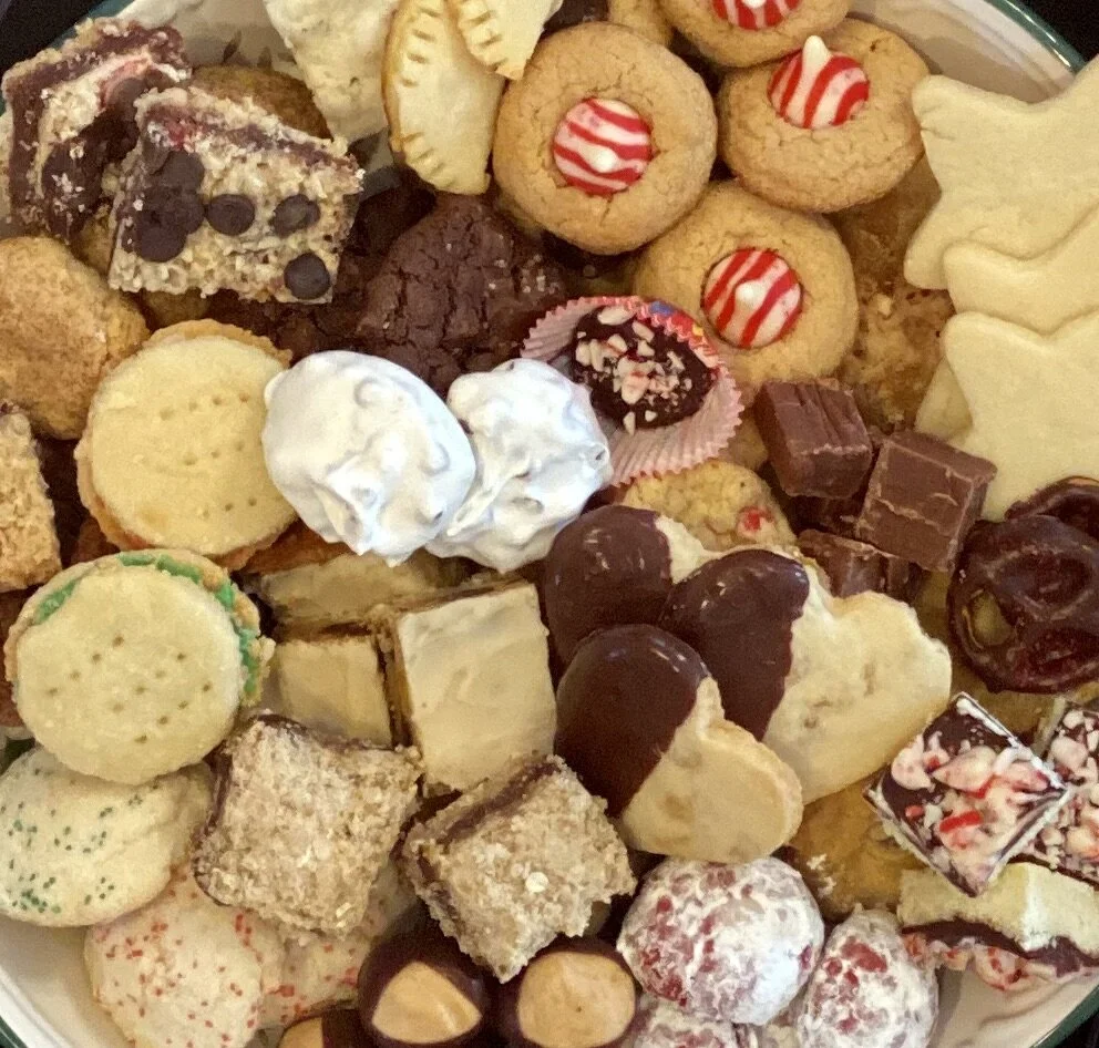 Cookie plate ready for Christmas Eve!