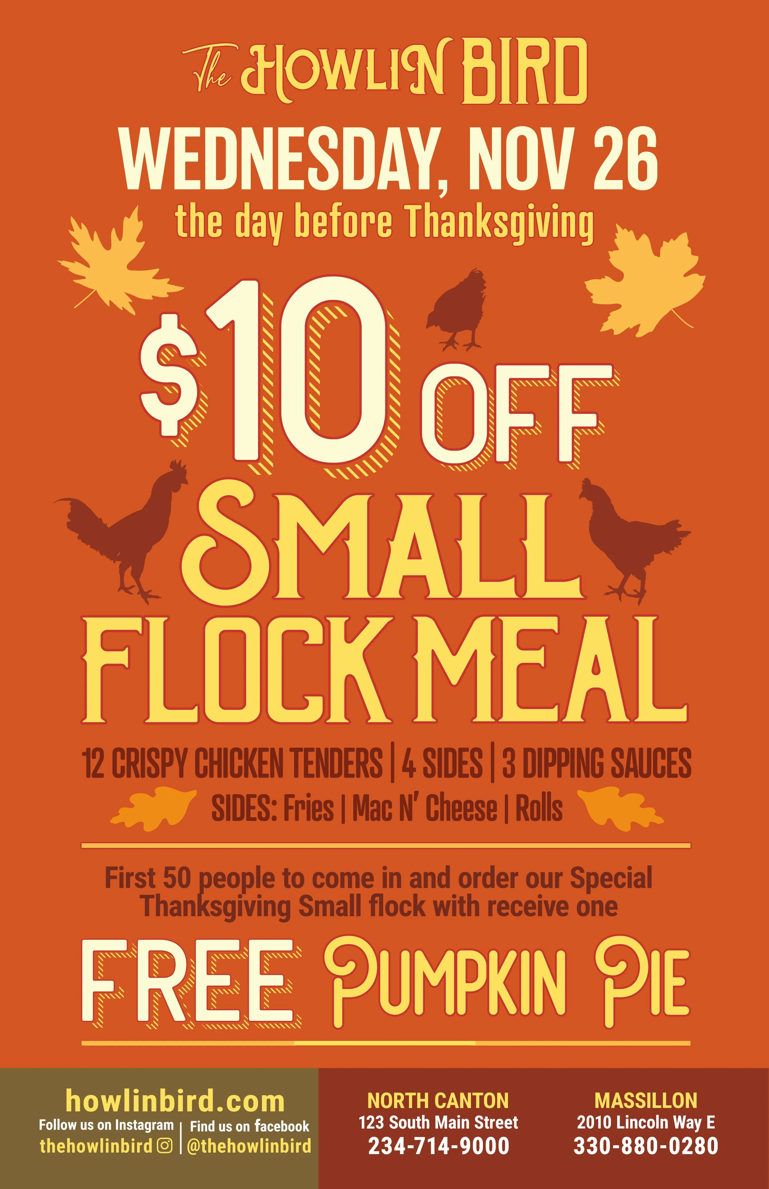 Thanksgiving Small Flock Meal