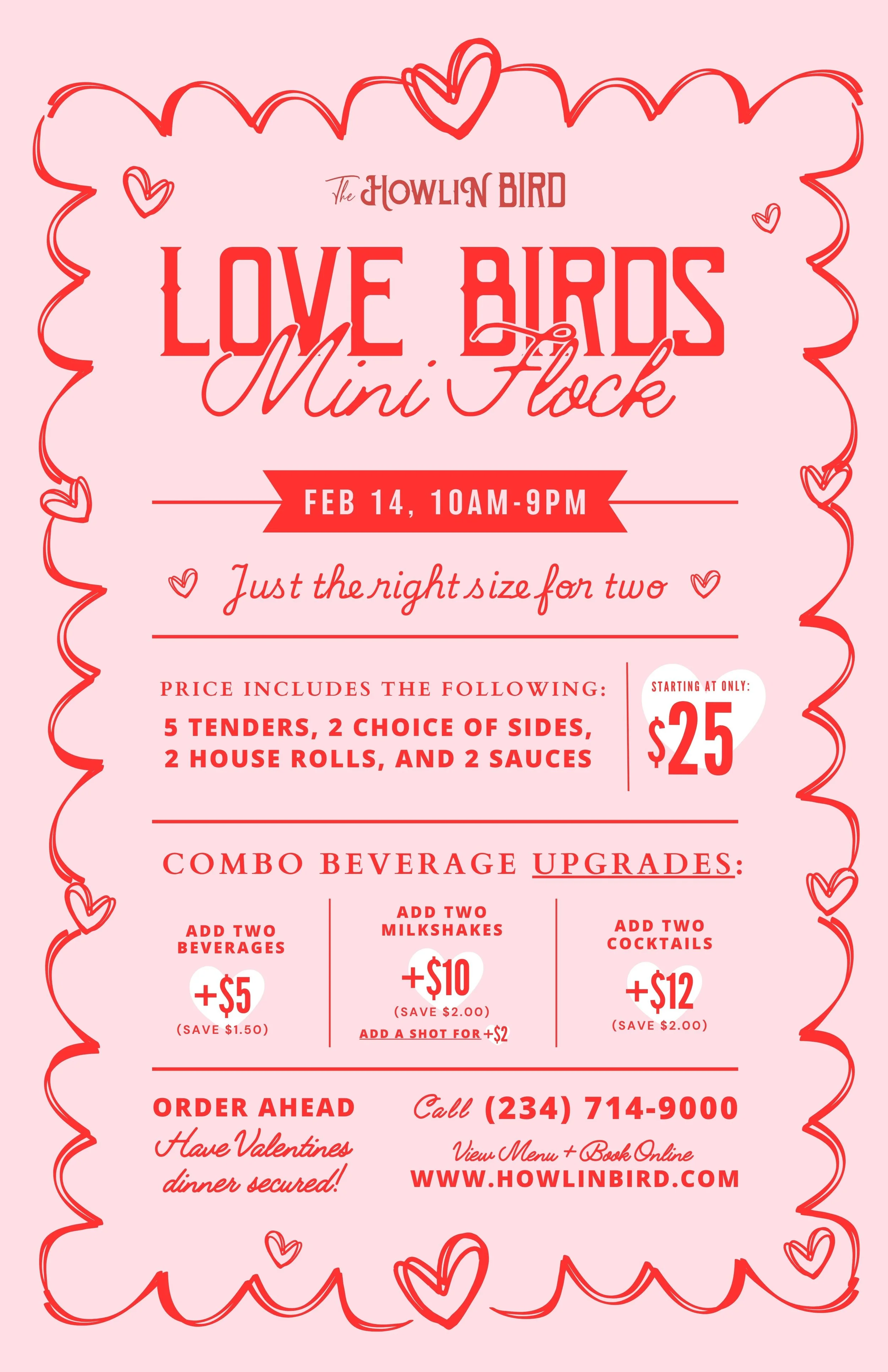 Love Birds Mini Flock