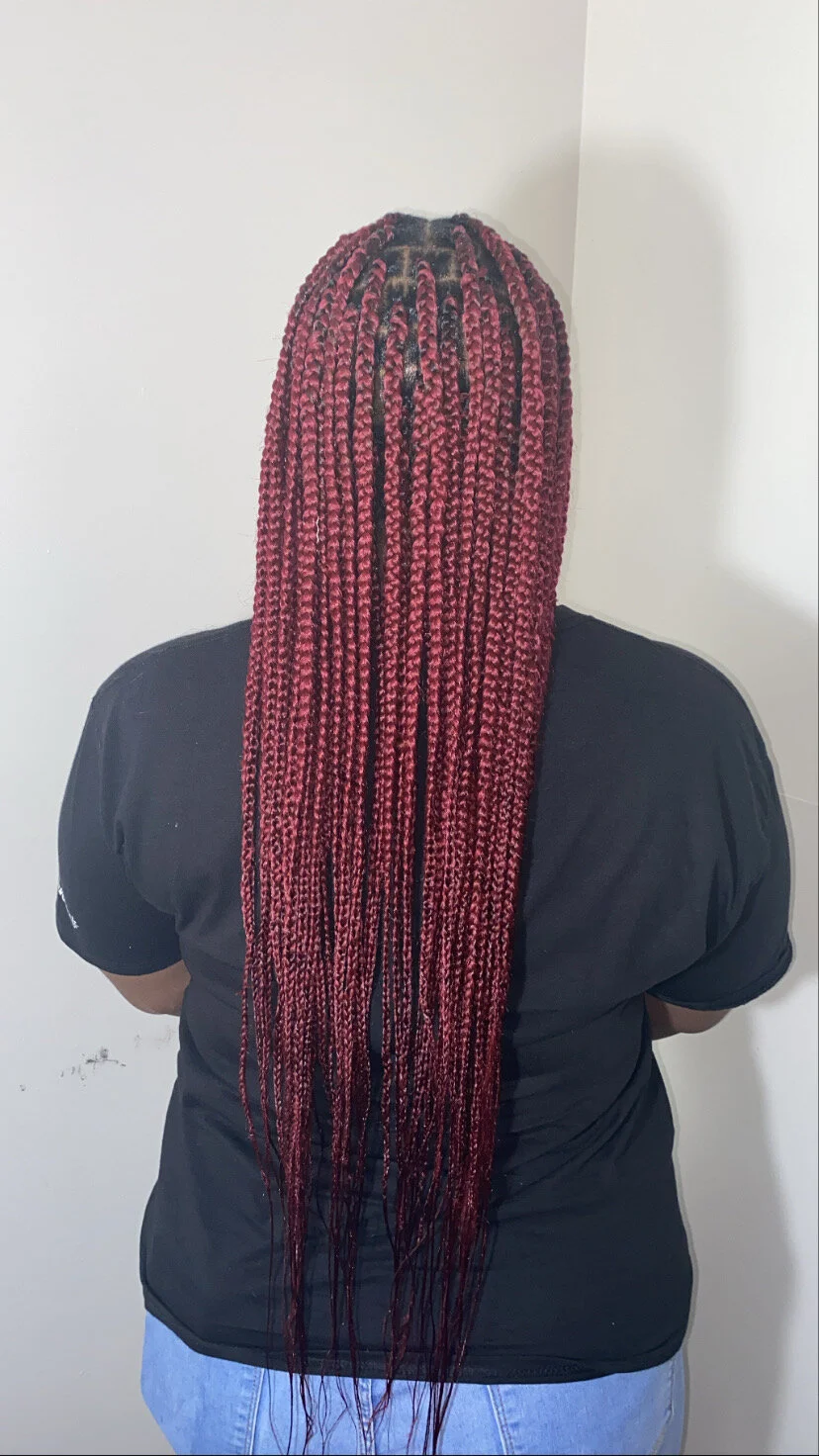 Waist Length Knotless Braids - 900J 
