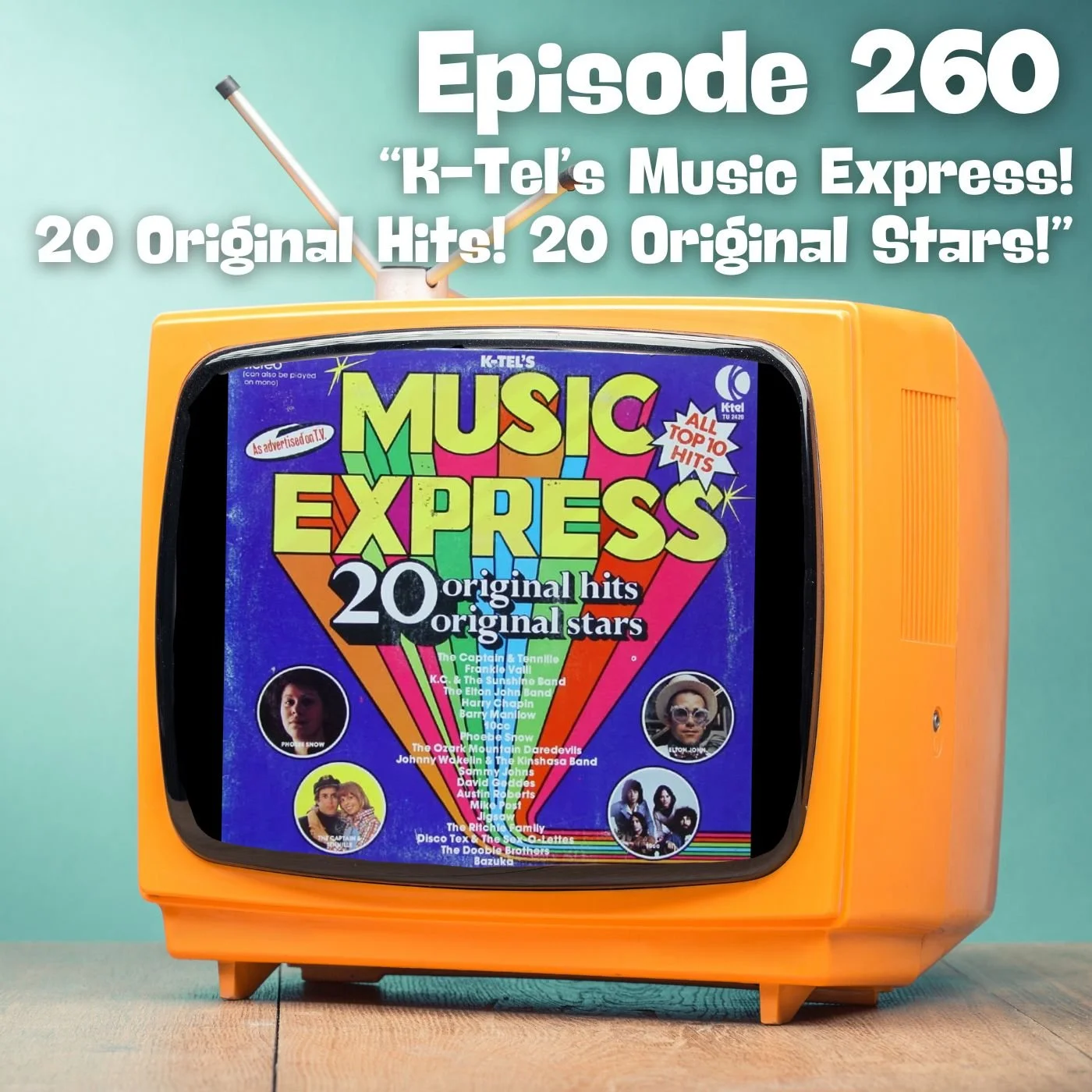 K-Tel’s Music Express! 20 Original Hits! 20 Original Stars!