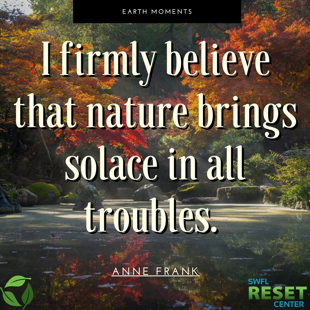 🍃 Ideas for reflection, engagement, &amp; action (just suggestions to stimulate your own ideas) 🍃
🌺
Reflect - Find someplace in nature to sit and ponder your troubles.  Open yourself up to the solace that nature can bring to you.
🌺
Post your thou