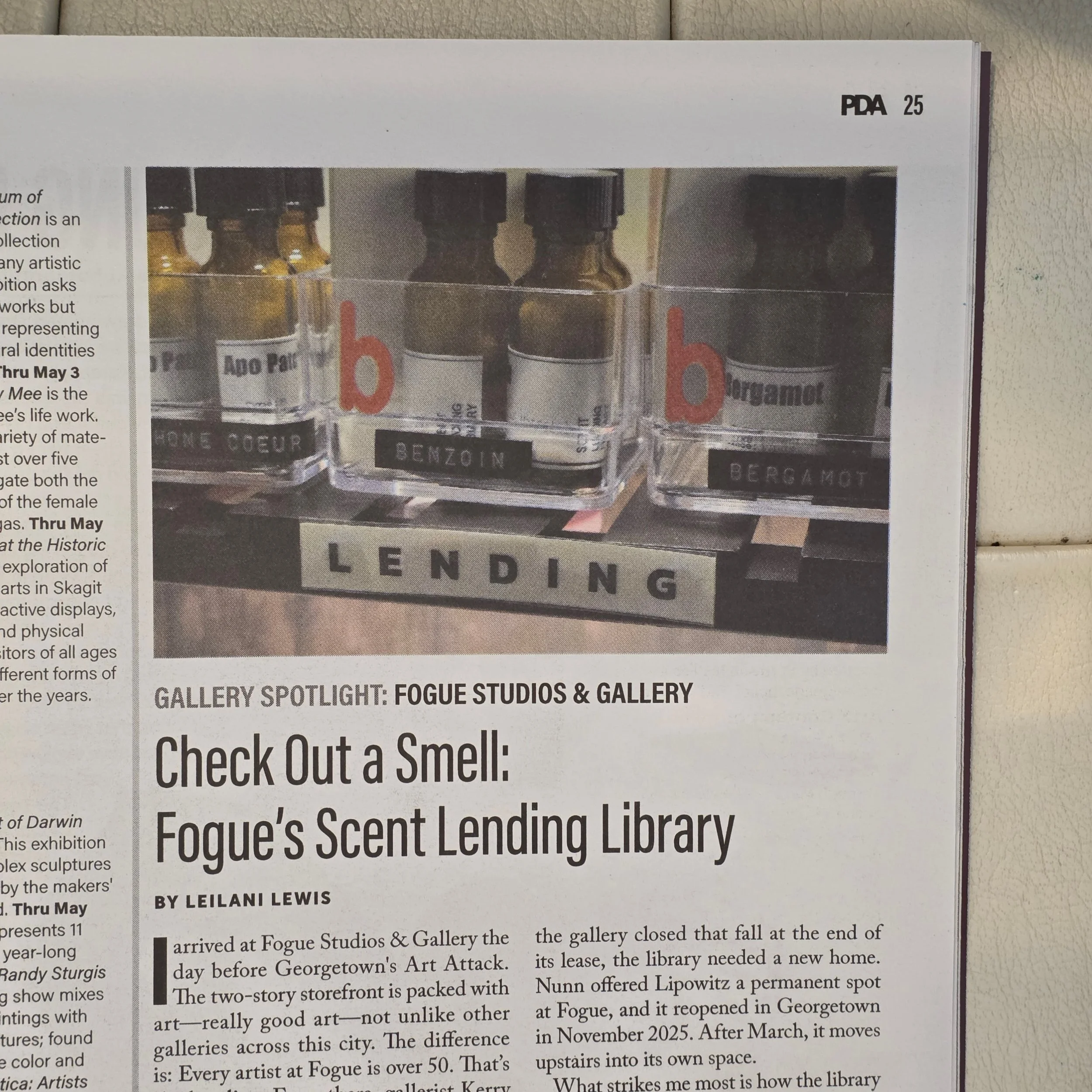 Scent Lending Library Press Coverage
