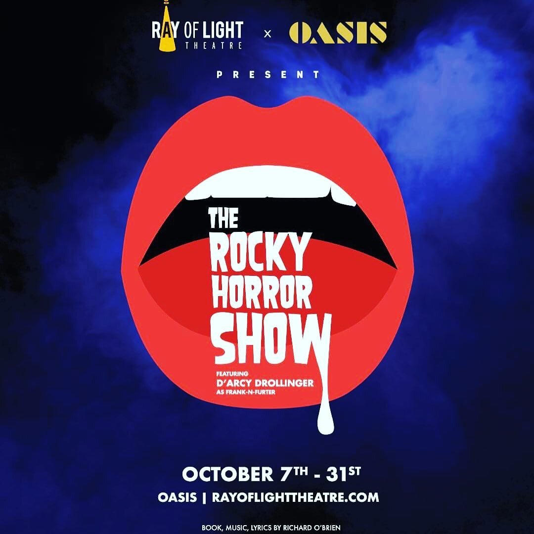 Get ready for an immersive Rocky Horror experience this October at Oasis. Tix available at sfoasis.com use promo code DArcy25 for 25% off all tickets! 💋 @roltheatre @theoasissf #rockyhorrorshow #sfoasis #rolt #halloween #sanfrancisco #darcydrollinge