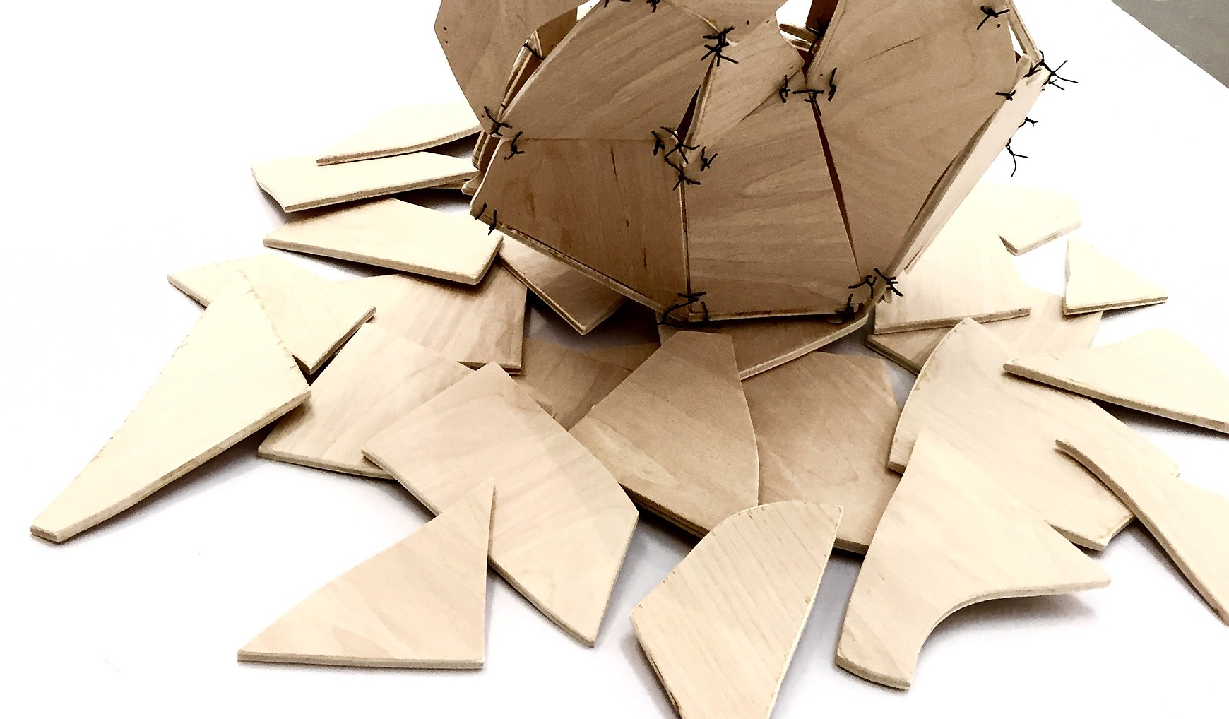 BROWN (2017) Wood and wire. In the United States the brown paper bag has a history of being used as a test to denote lighter skin from darker skin within black communities. The paper bag test was used in the 20th century within many black social inst