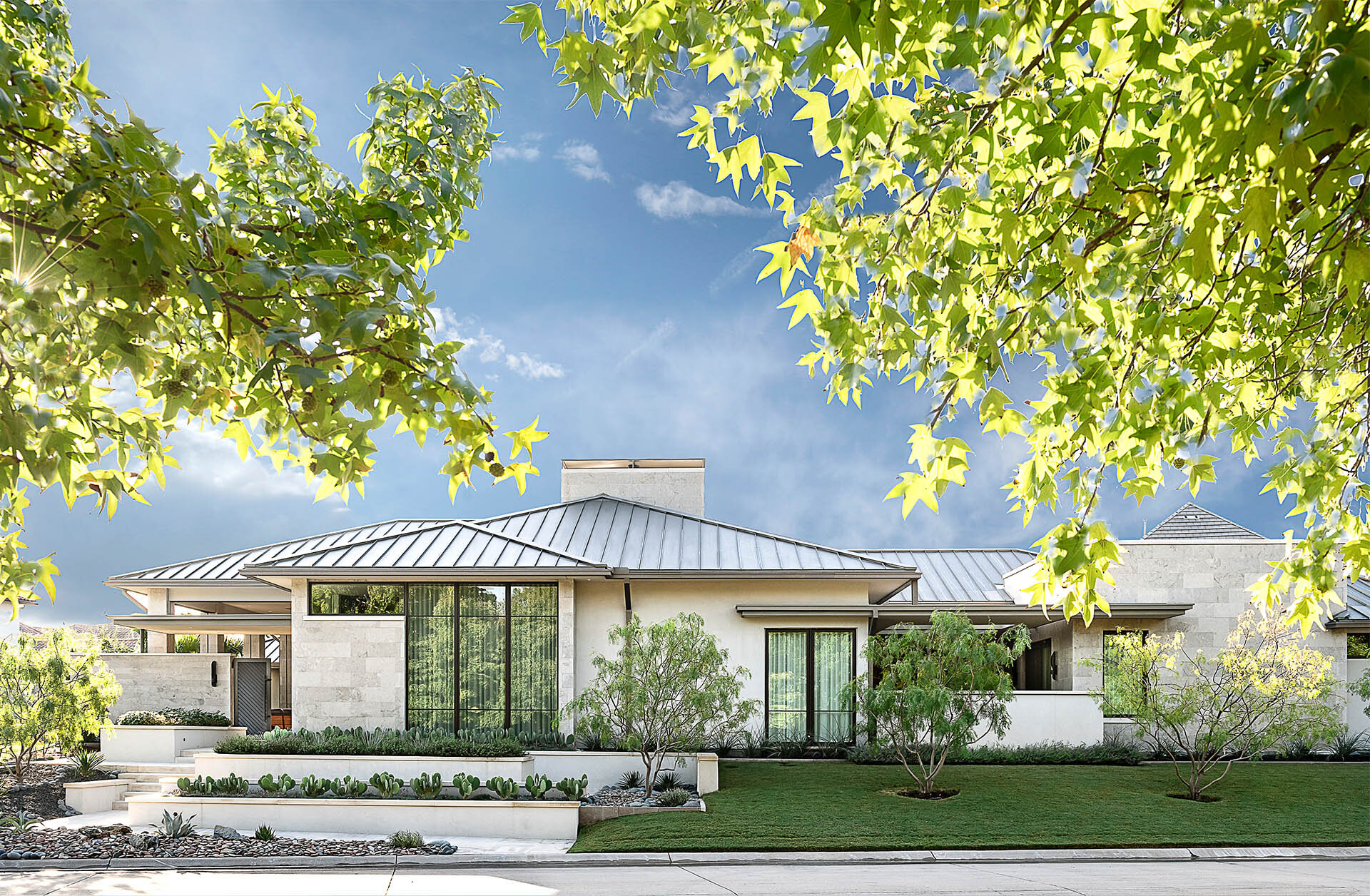  Modern comfortable contemporary home in Fort Worth Texas designed by Bernbaum/Magadini Architects 