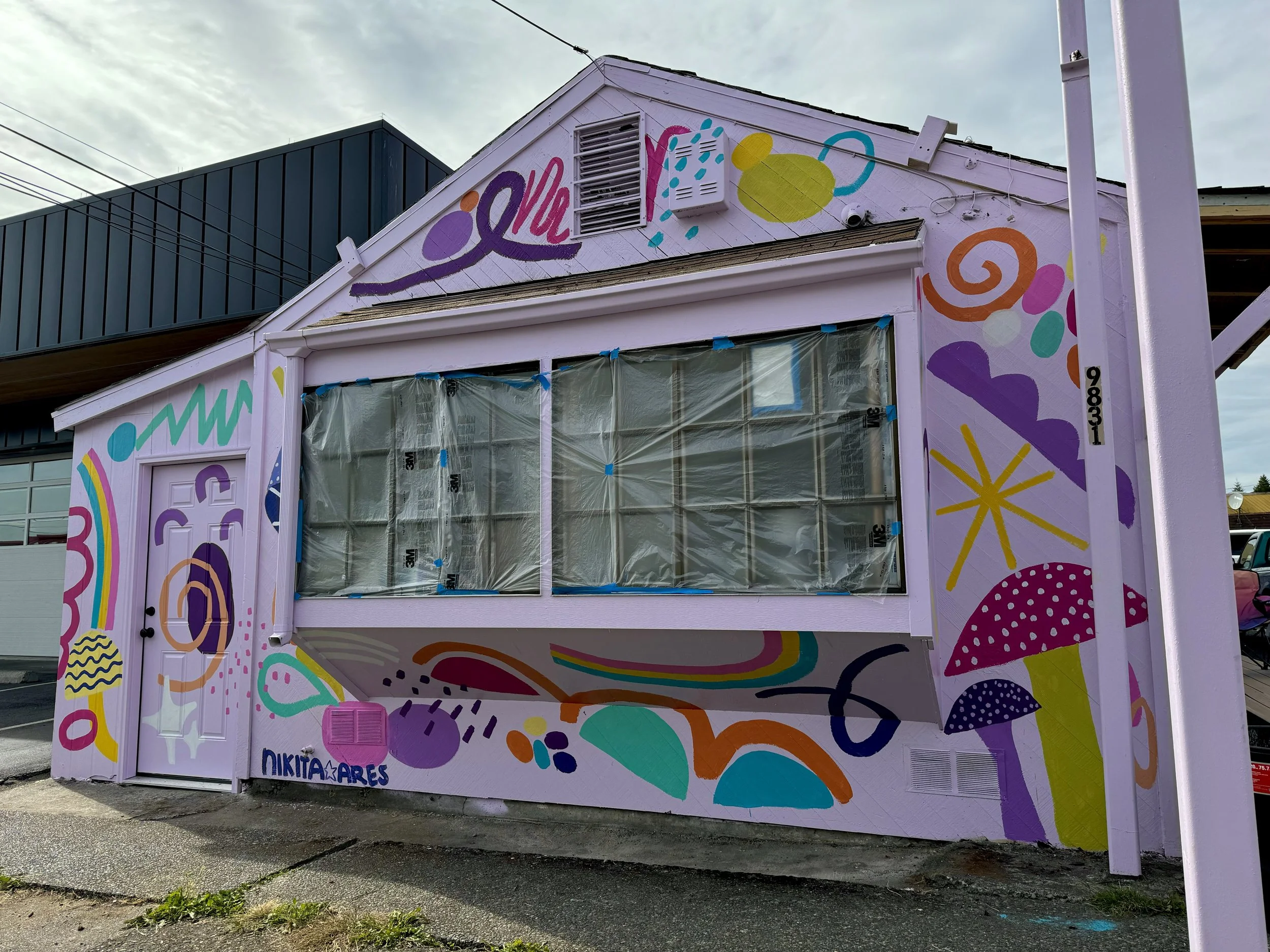 Mural commission at White Center, 2024