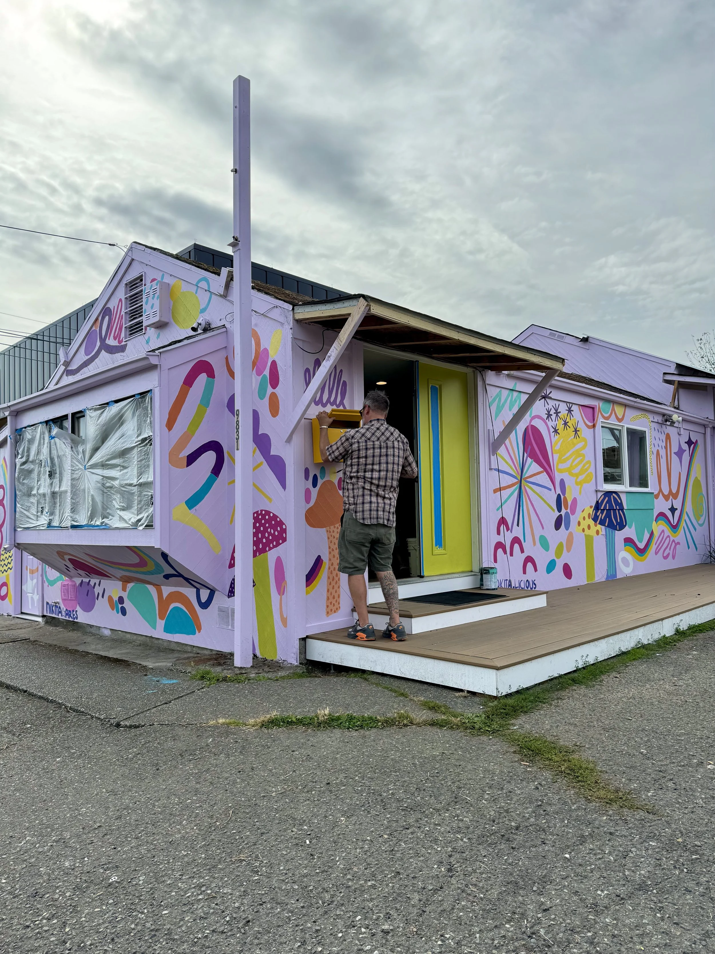 Mural commission at White Center, 2024