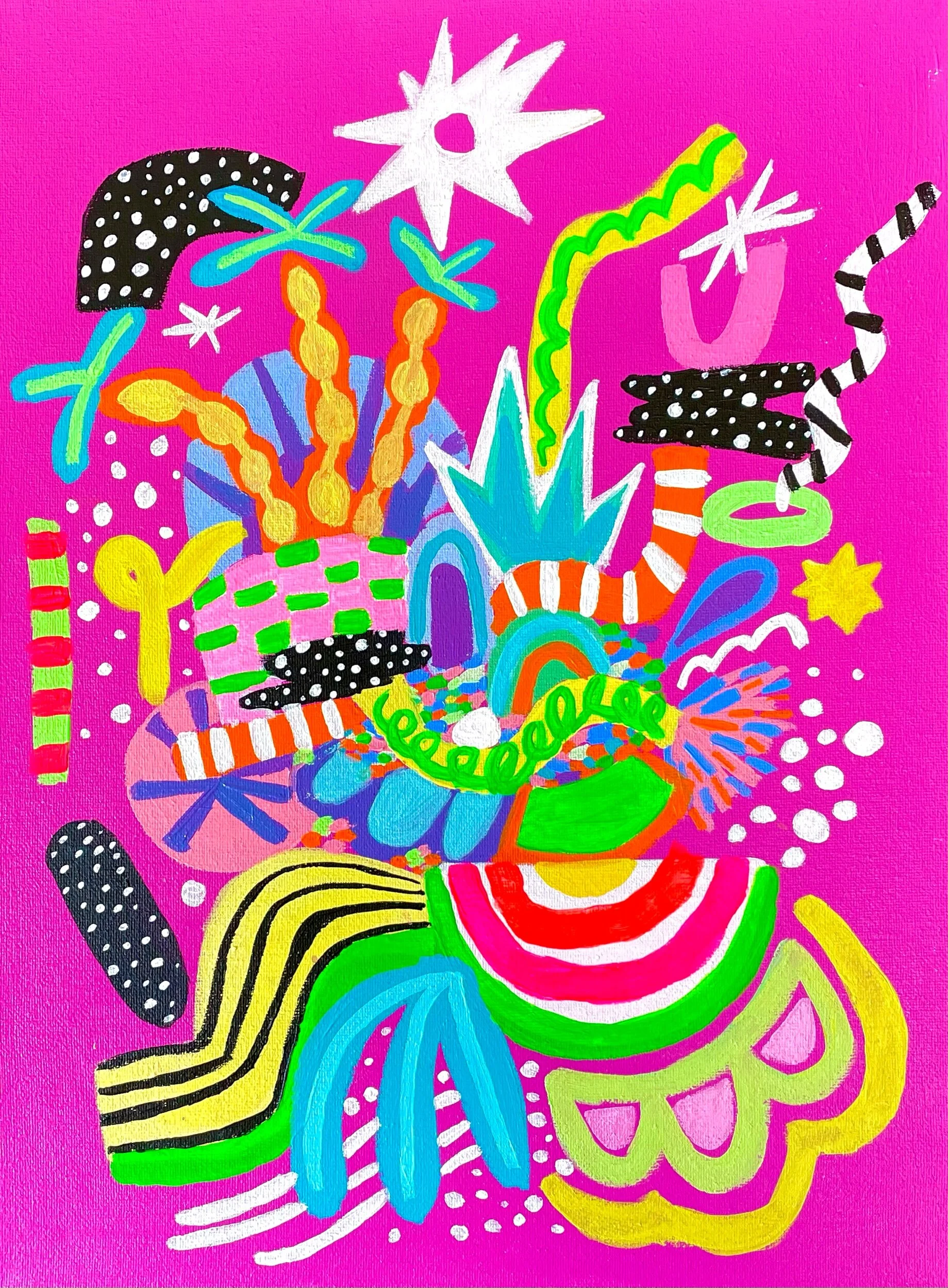 Rebuilding Self, 12x16 inches, acrylic on canvas, 2021