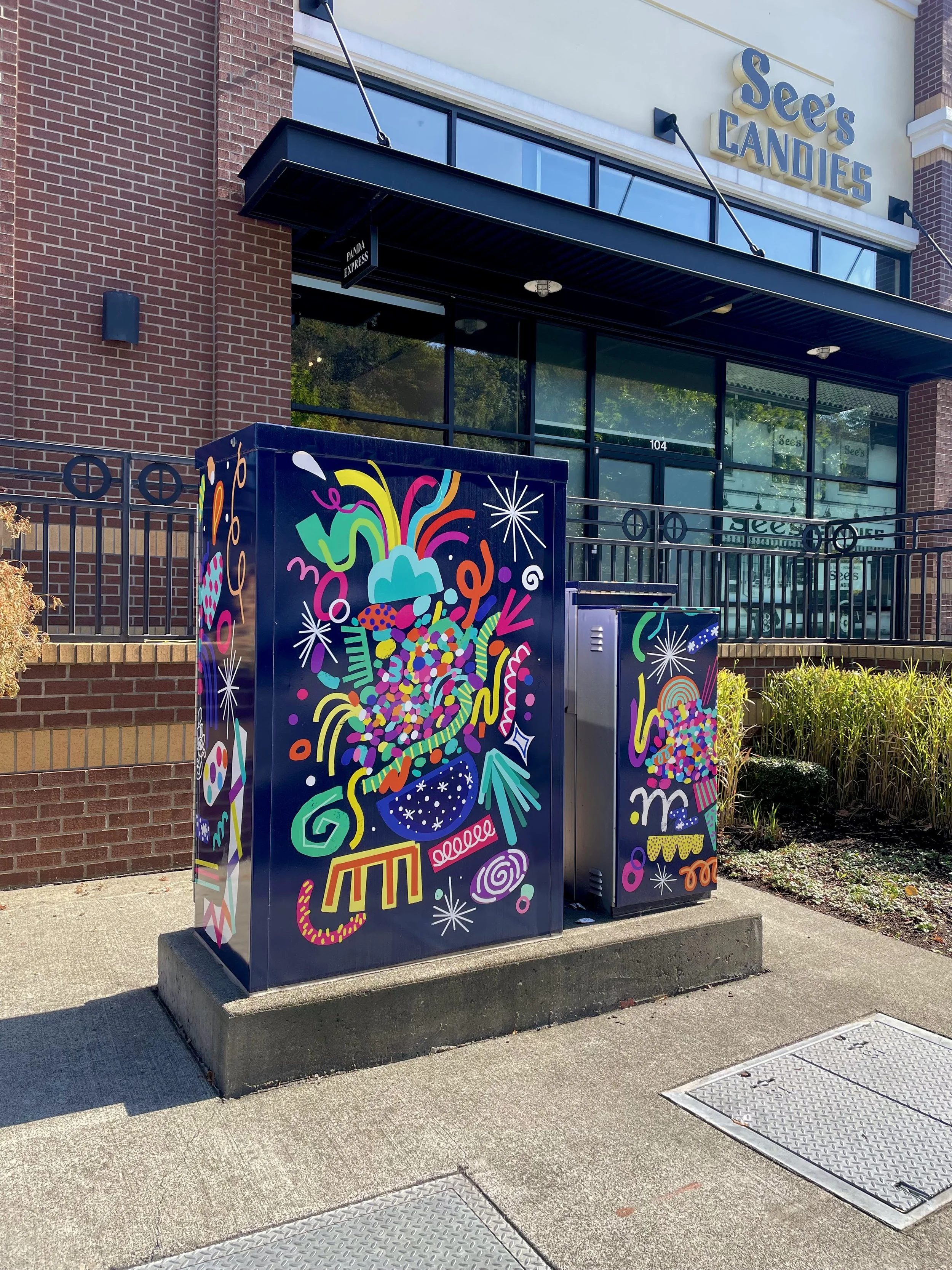 Mural Design for traffic box, Tukwila WA, 2022