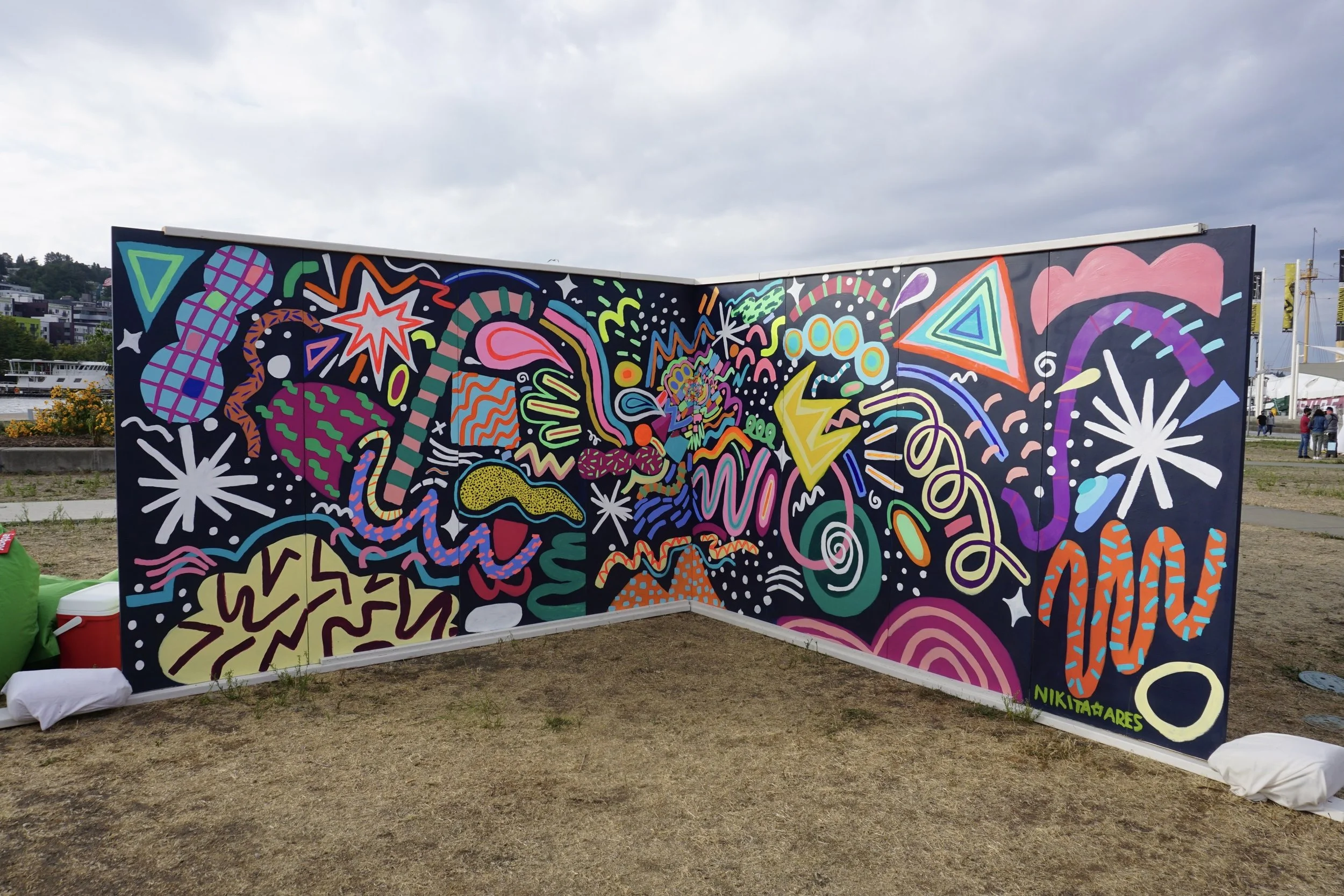 Mural for Seattle Design Festival, 2021