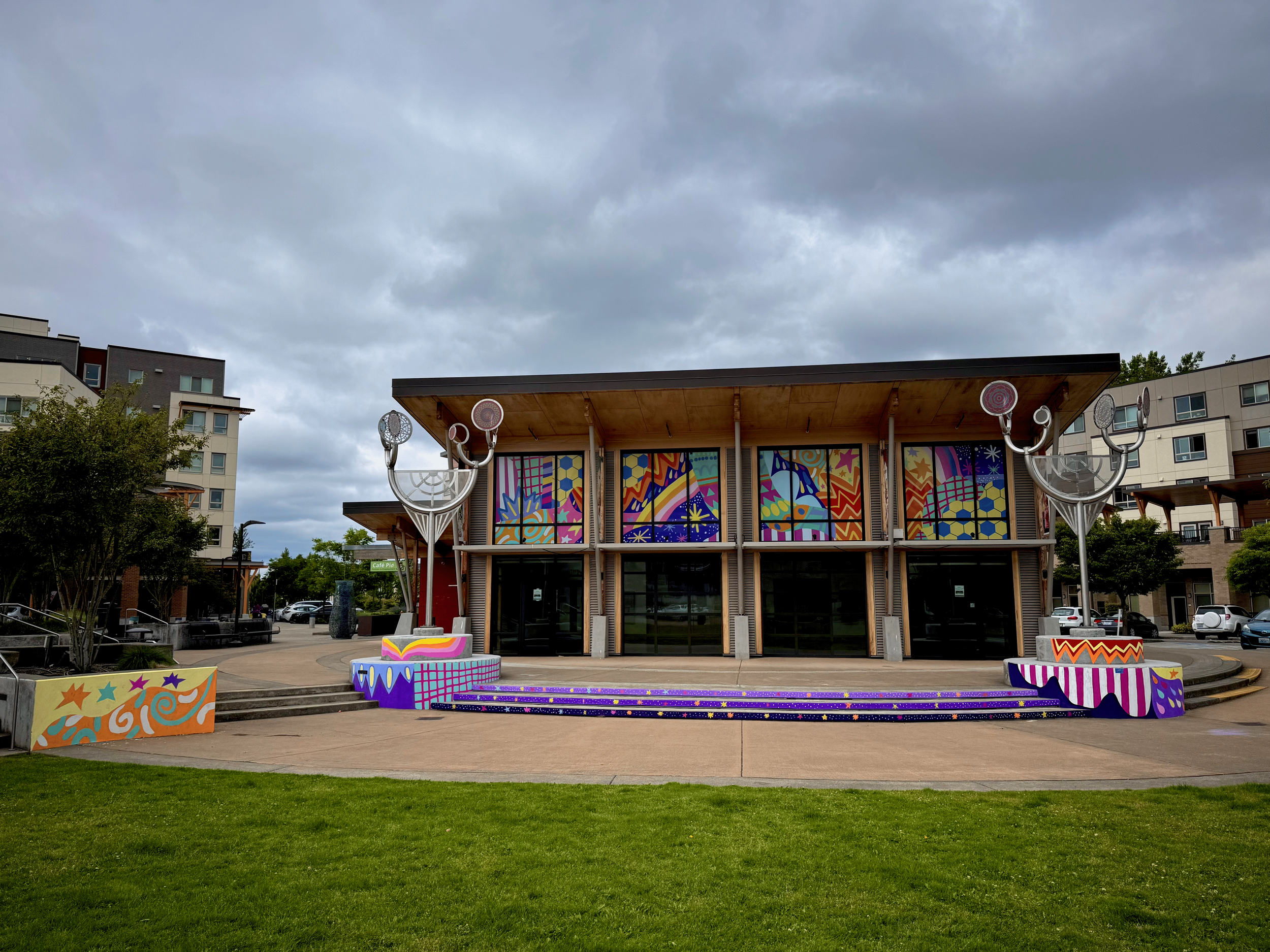 Vinyl Mural, and Community Mural (Ground) at Tukwila, WA 2026