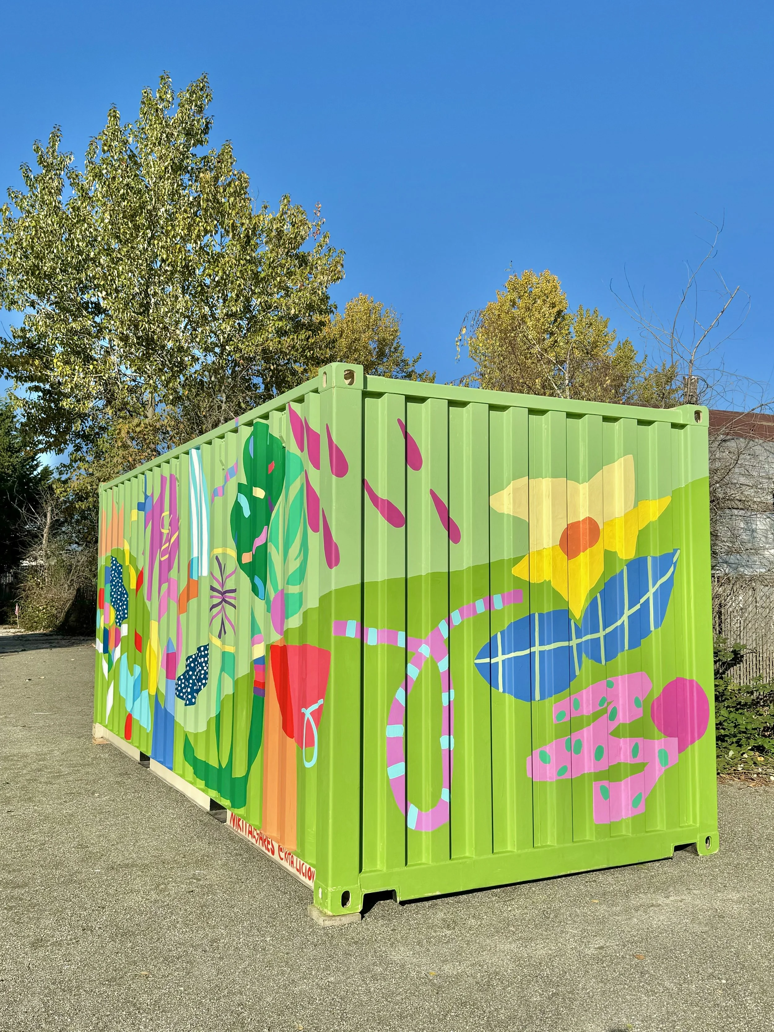 Mural for Eastrail Partners at Bellevue, WA 2024