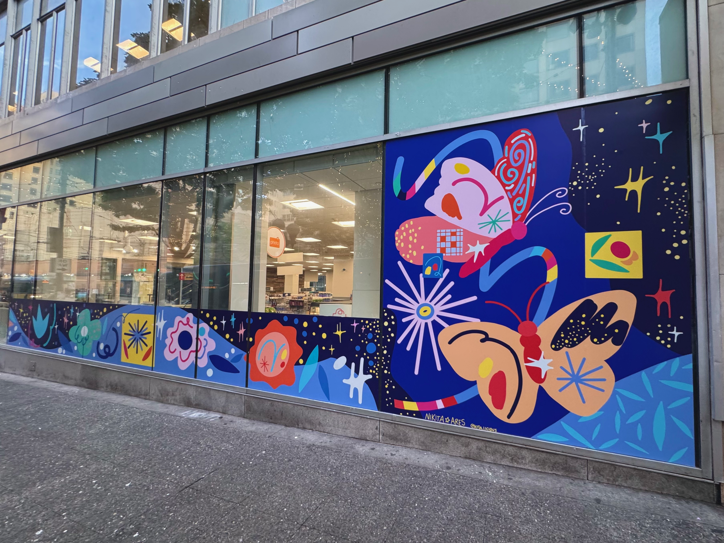 Vinyl Window Mural, Seattle WA 2026