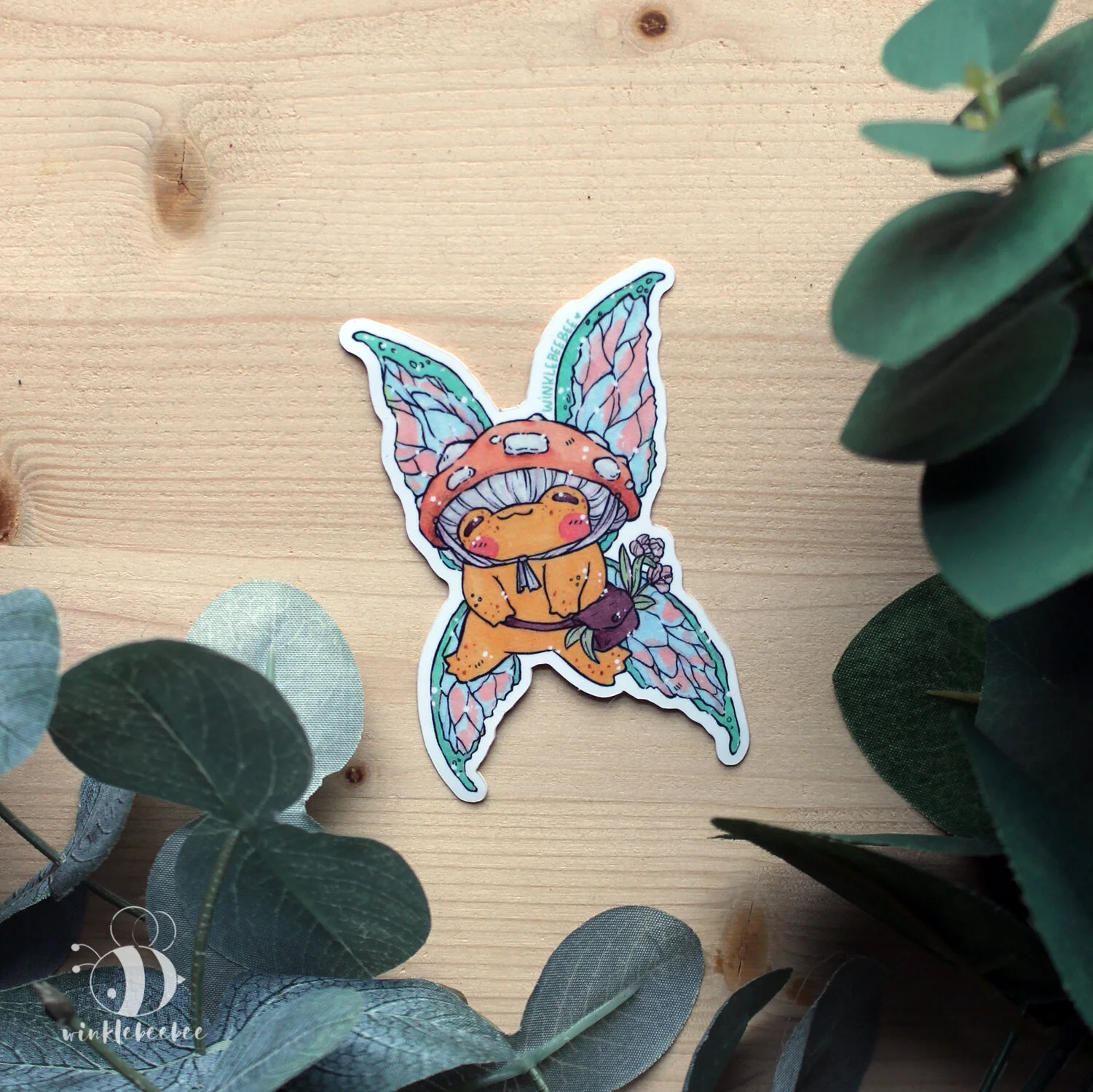 Faerie Frog Sticker