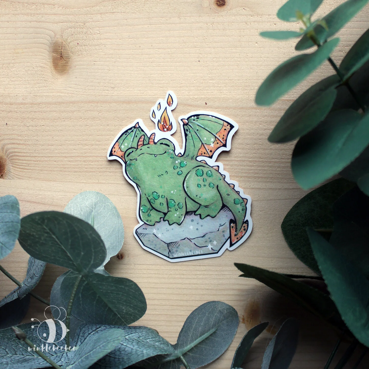 Dragon Frog Sticker