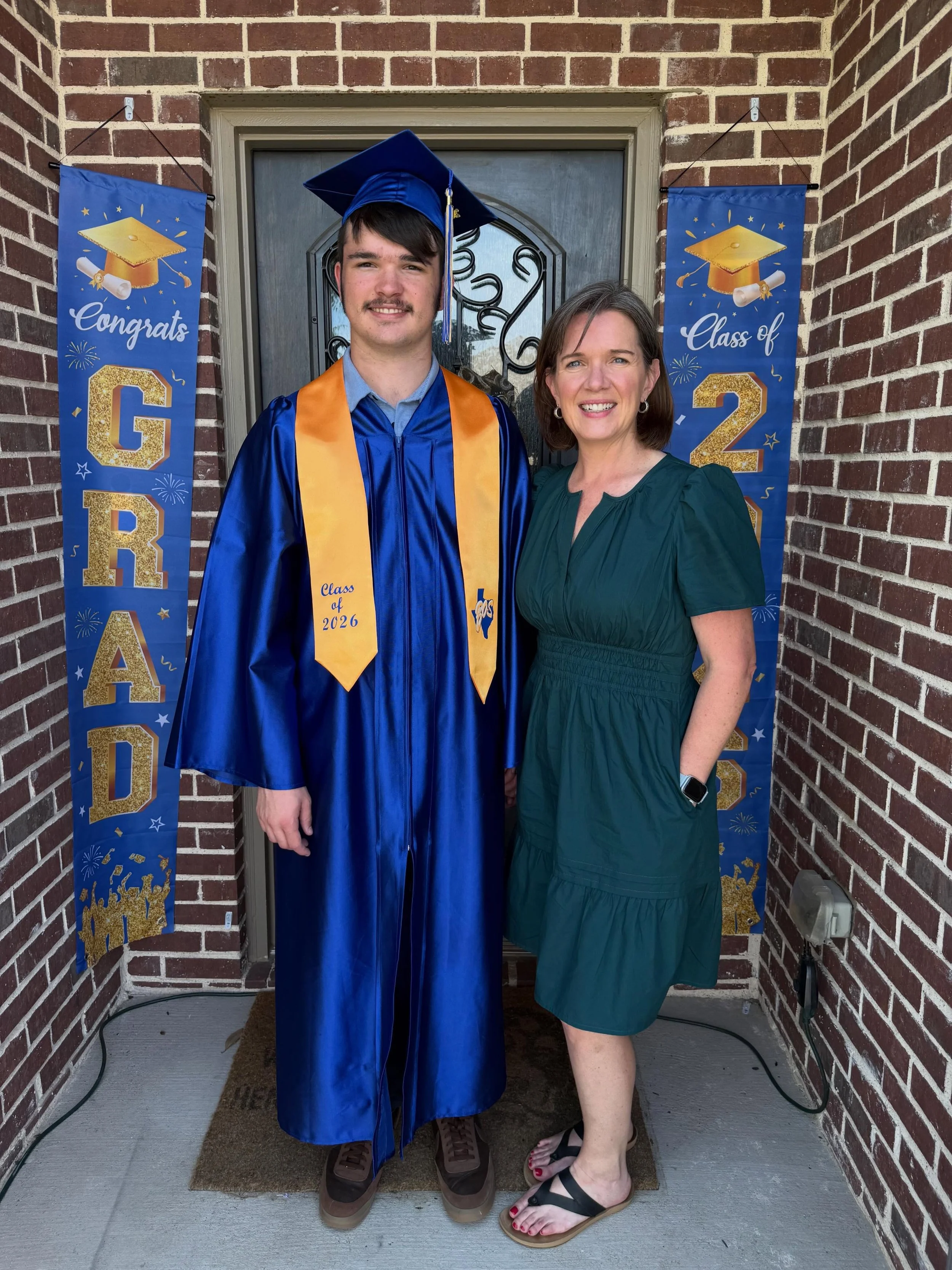 Today, we watched the youngest grandson and nephew graduate high school. The Warr clan doesn&rsquo;t have anymore in school until grandbabies start coming and get to that age. 

We also got to celebrate @axelsmomma07 birthday as well. Stephanie is an
