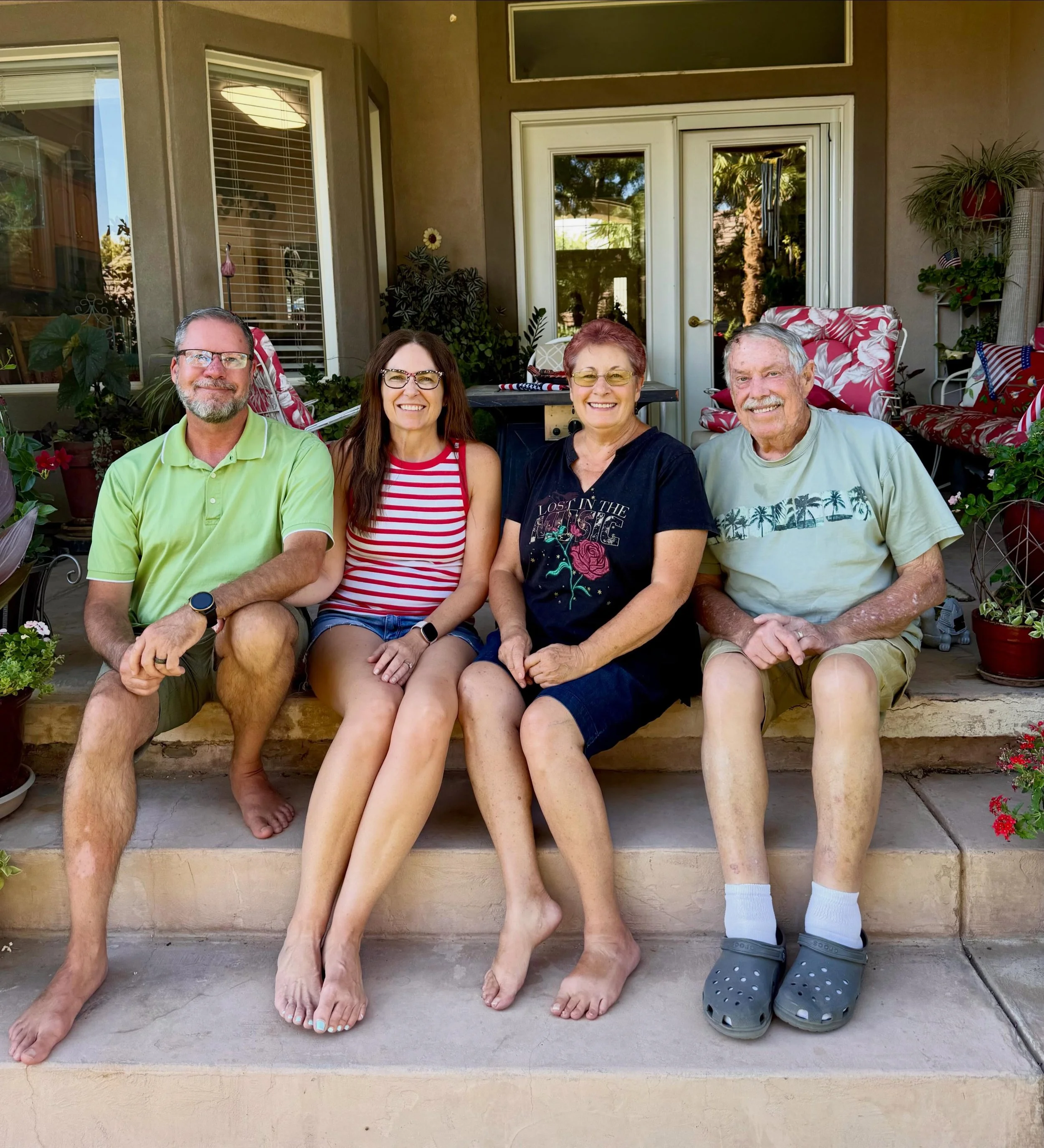 It&rsquo;s been a relaxing 4 days of hanging out with family #2❣️We fly back to DFW in the morning. 
&bull;
&bull;
&bull;
#family #inlaws #stgeorgeutah