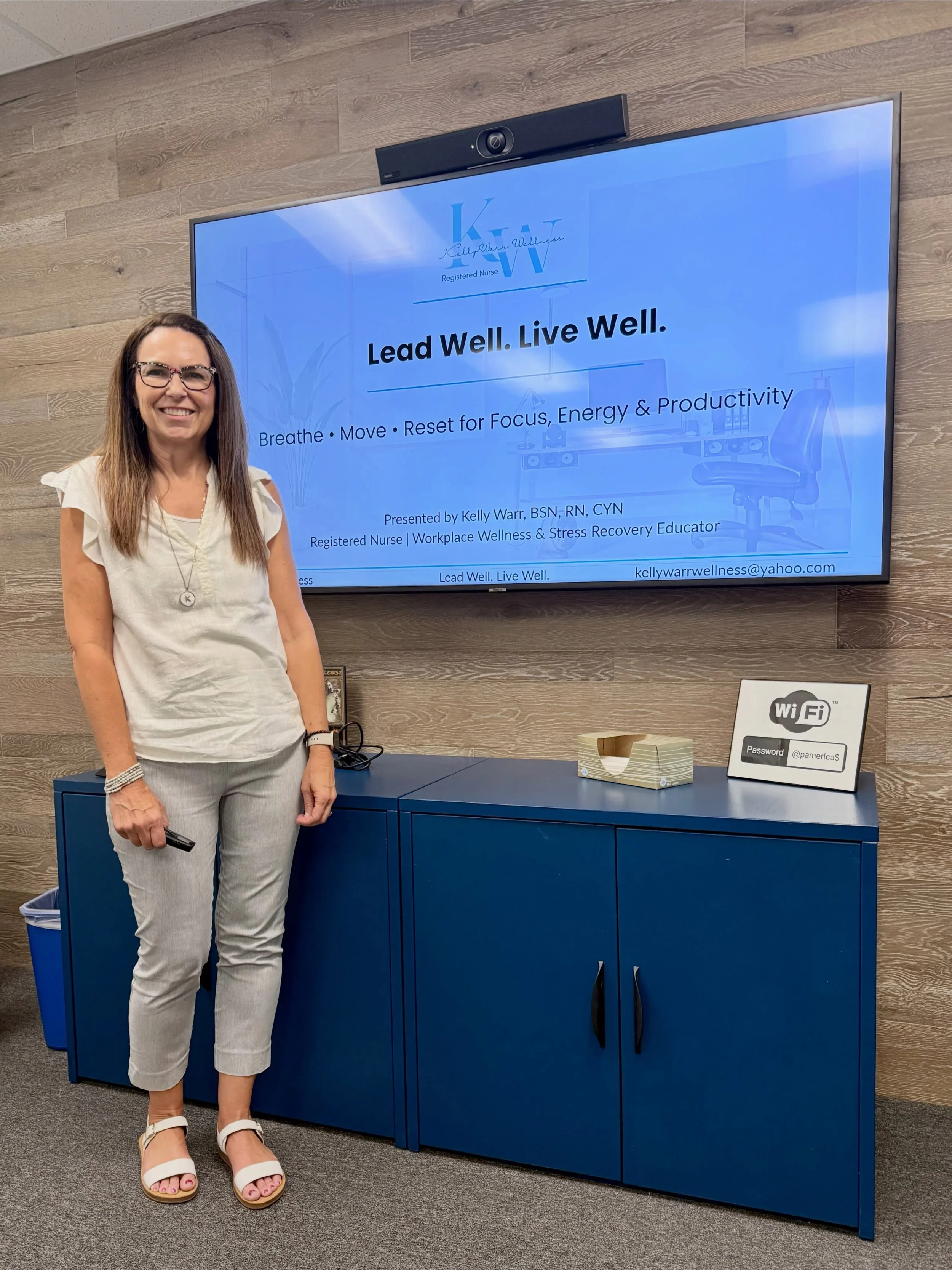 This has been an exciting season for Kelly Warr Wellness&mdash;and honestly, a meaningful one for me personally.

Last week, I had the privilege of presenting to the Albatross Projects-US leadership team. Today, I presented my second Lead Well. Live 